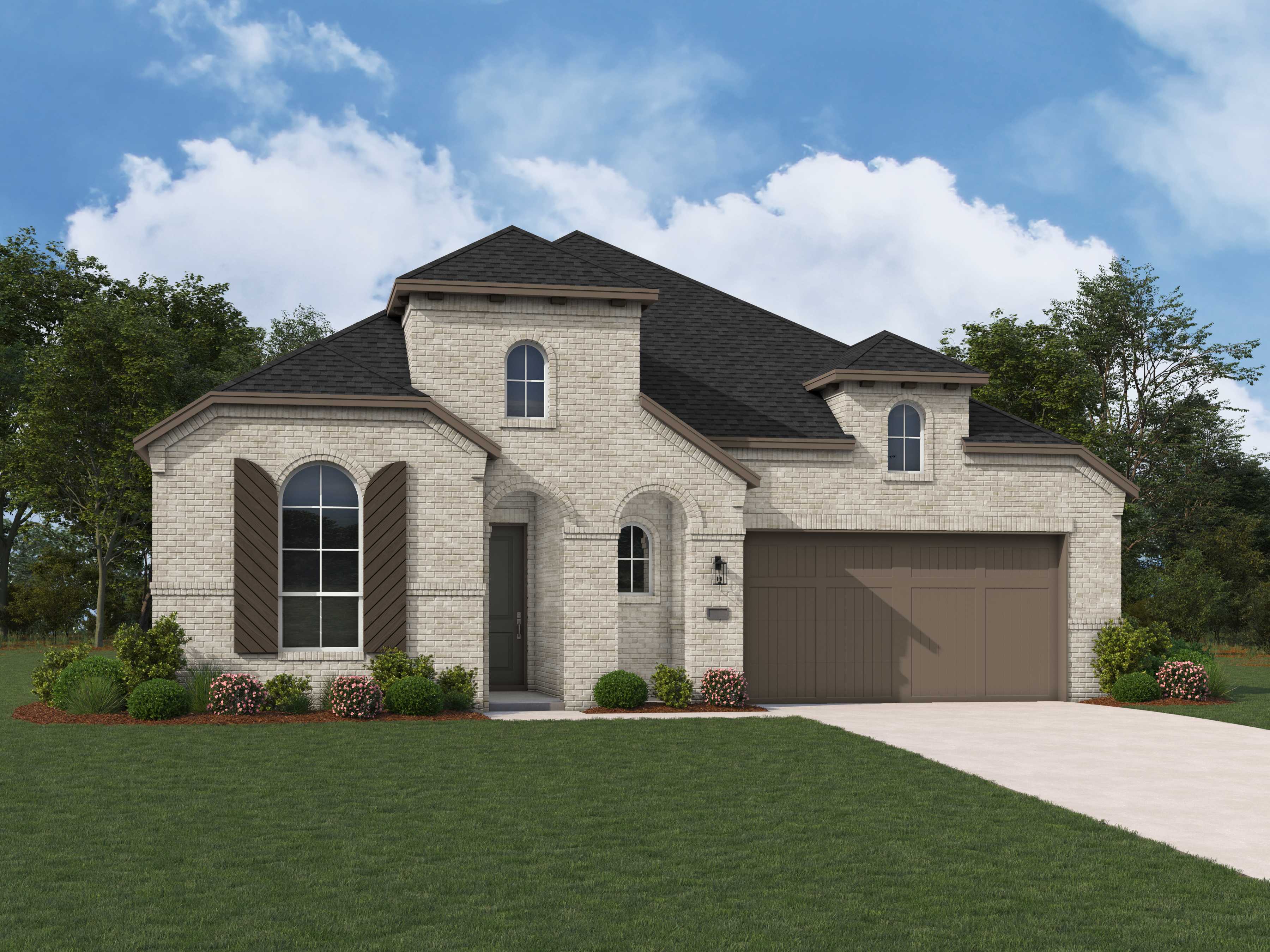 Plan Oxford - Meridiana: 50ft. lots: Manvel, Texas - Highland Homes