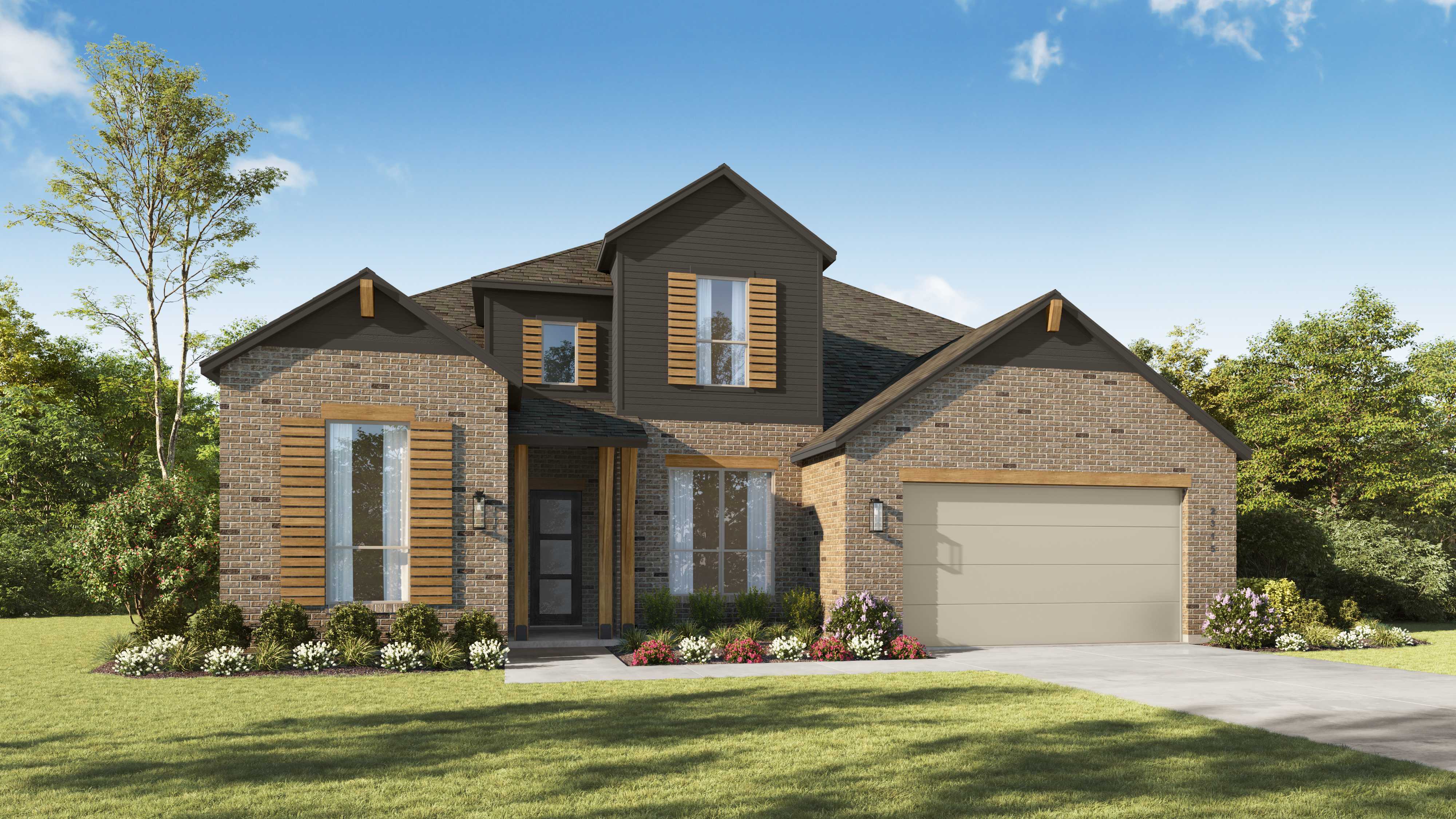 Plan Leyland - Parkside On The River: 60ft. lots: Georgetown, Texas - Highland Homes