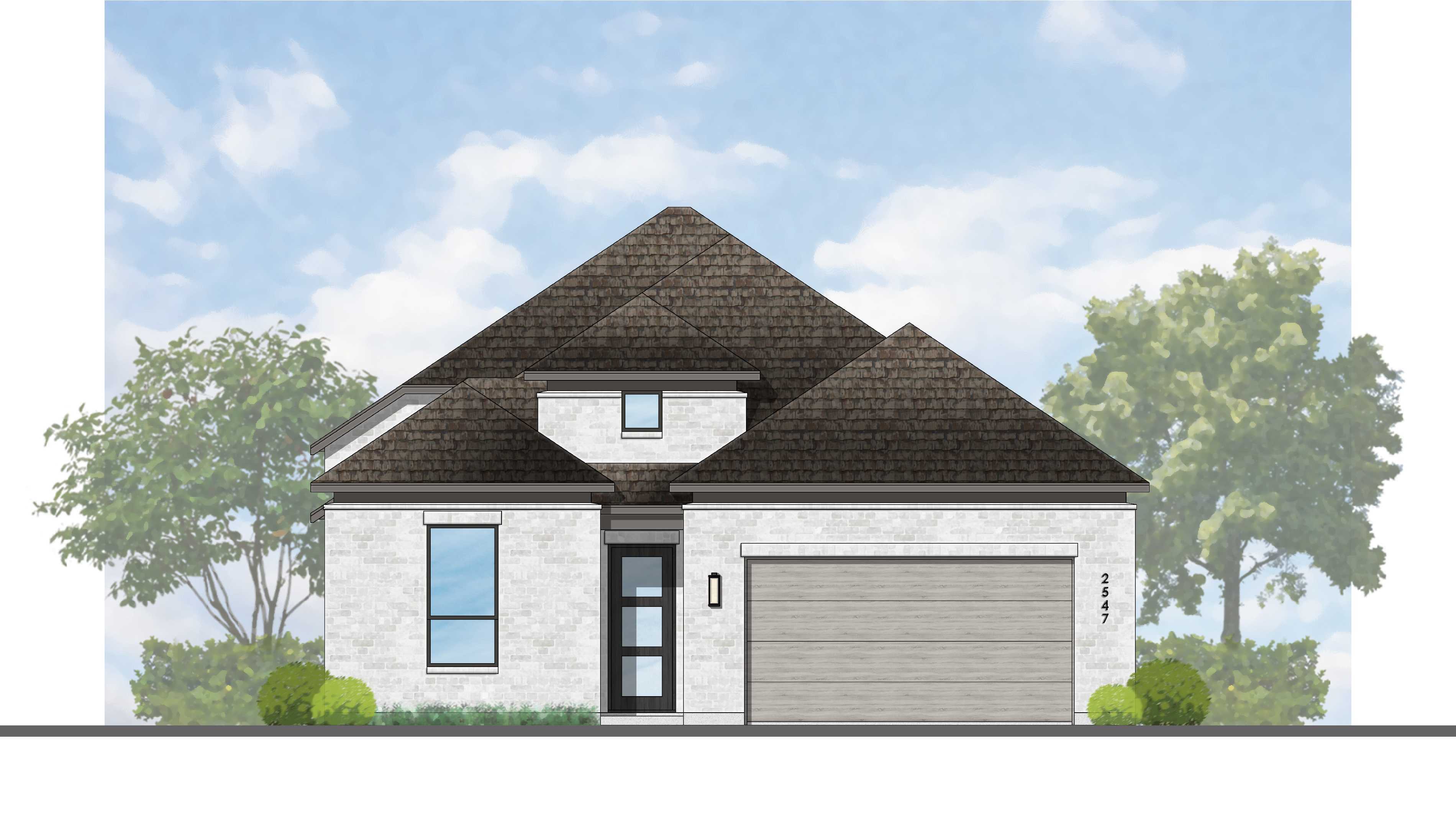 Plan Surrey Plan at 6 Creeks at Waterridge: 55ft. lots in Kyle, TX by ...