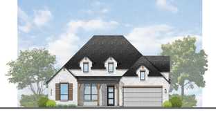 Plan Fleetwood - Alsatian Oaks: 60ft. lots: Castroville, Texas - Highland Homes