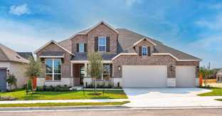 Plan Leyland - Lariat: 70ft. lots: Liberty Hill, Texas - Highland Homes