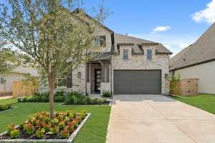 Plan Cambridge - Fulbrook on Fulshear Creek: 60ft. lots: Fulshear, Texas - Highland Homes