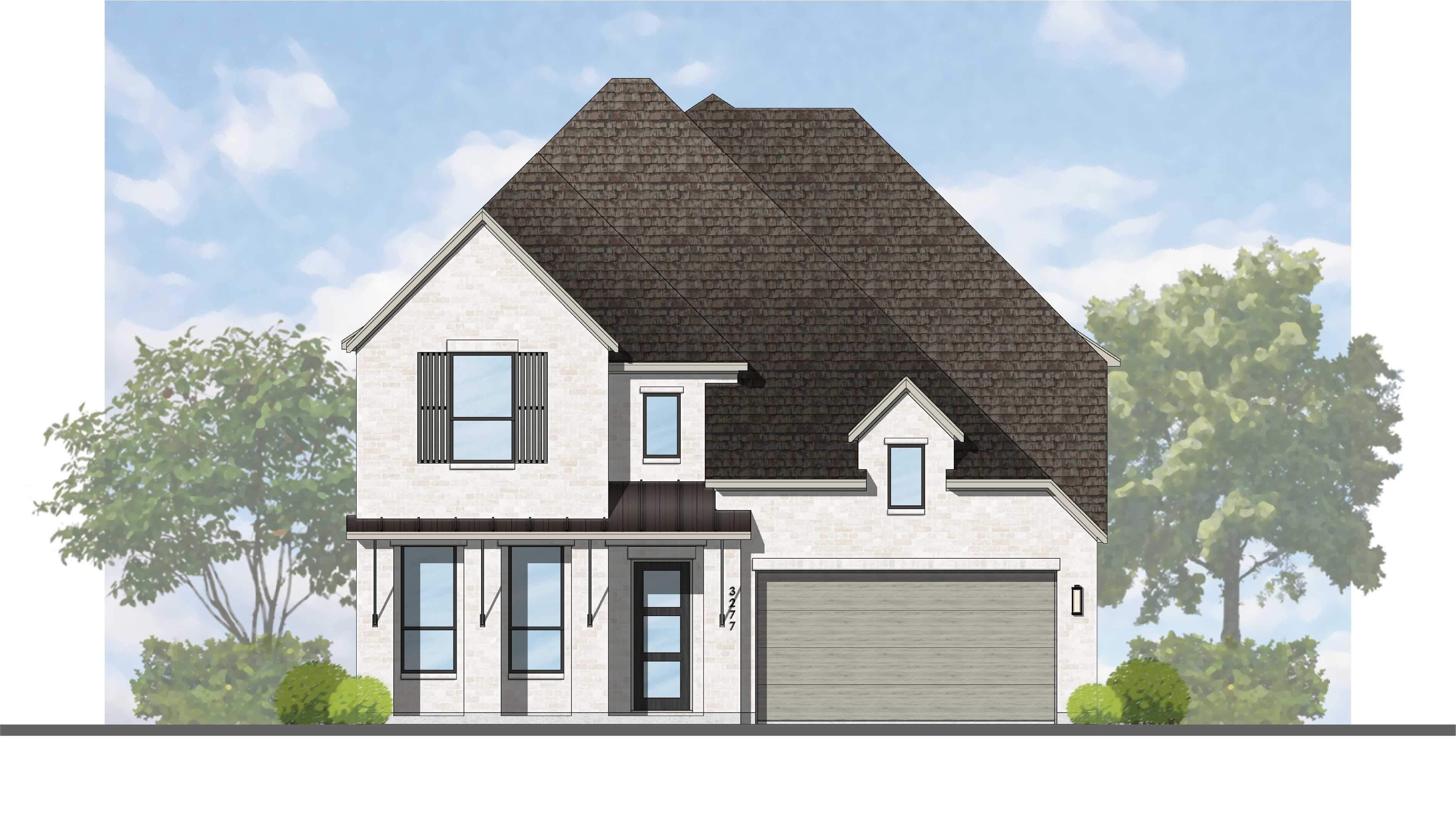 Plan Layton - Pecan Square: 50ft. lots: Northlake, Texas - Highland Homes