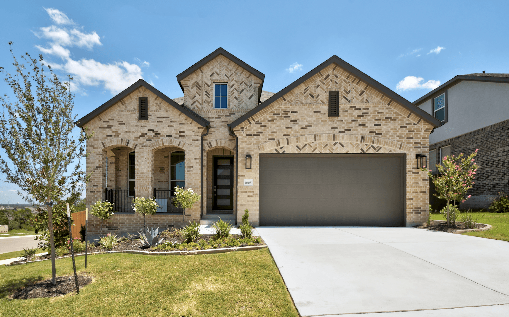 Plan Amberley - La Cima: 50ft. lots - (A): San Marcos, Texas - Highland Homes