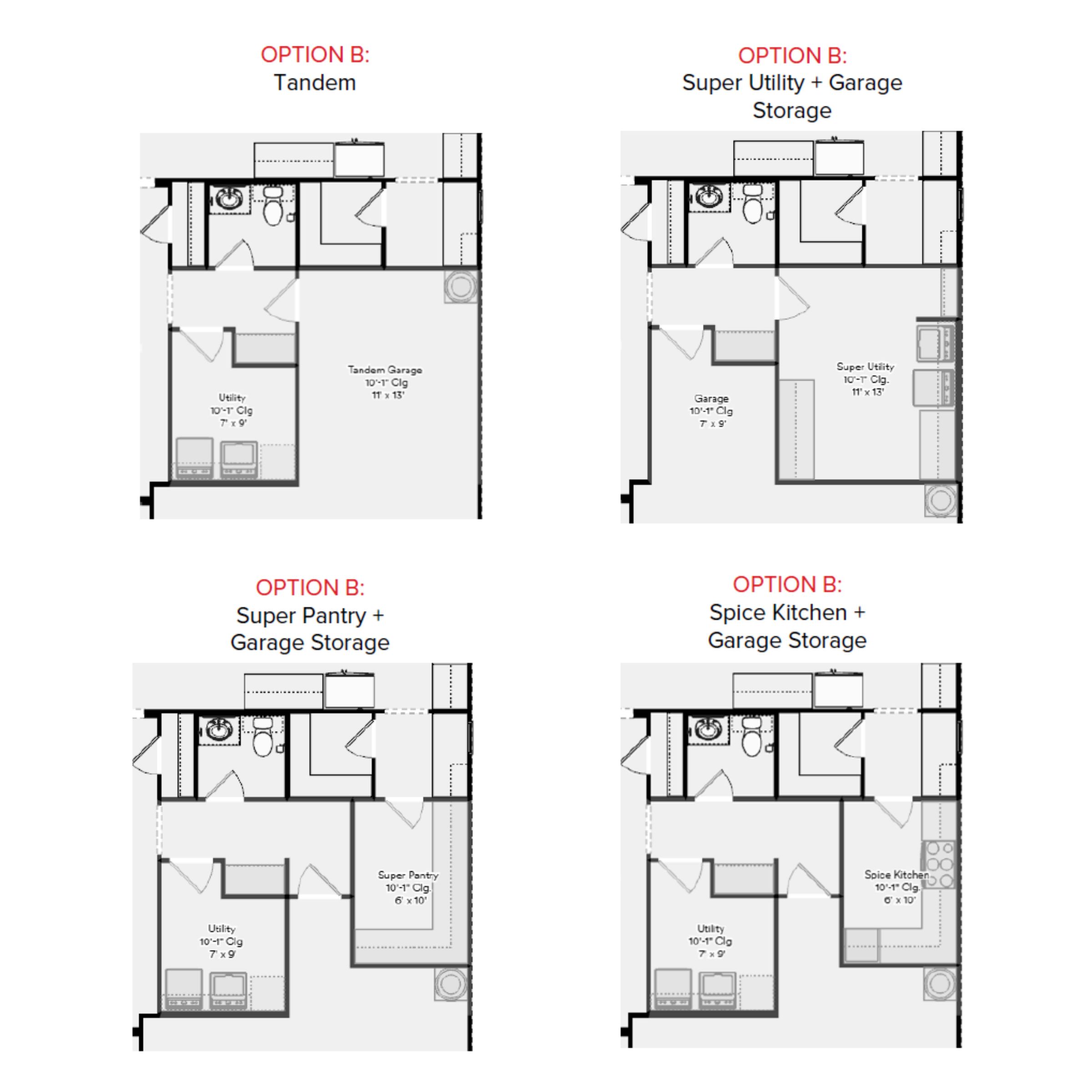 Hill Country First Floor Additional Options