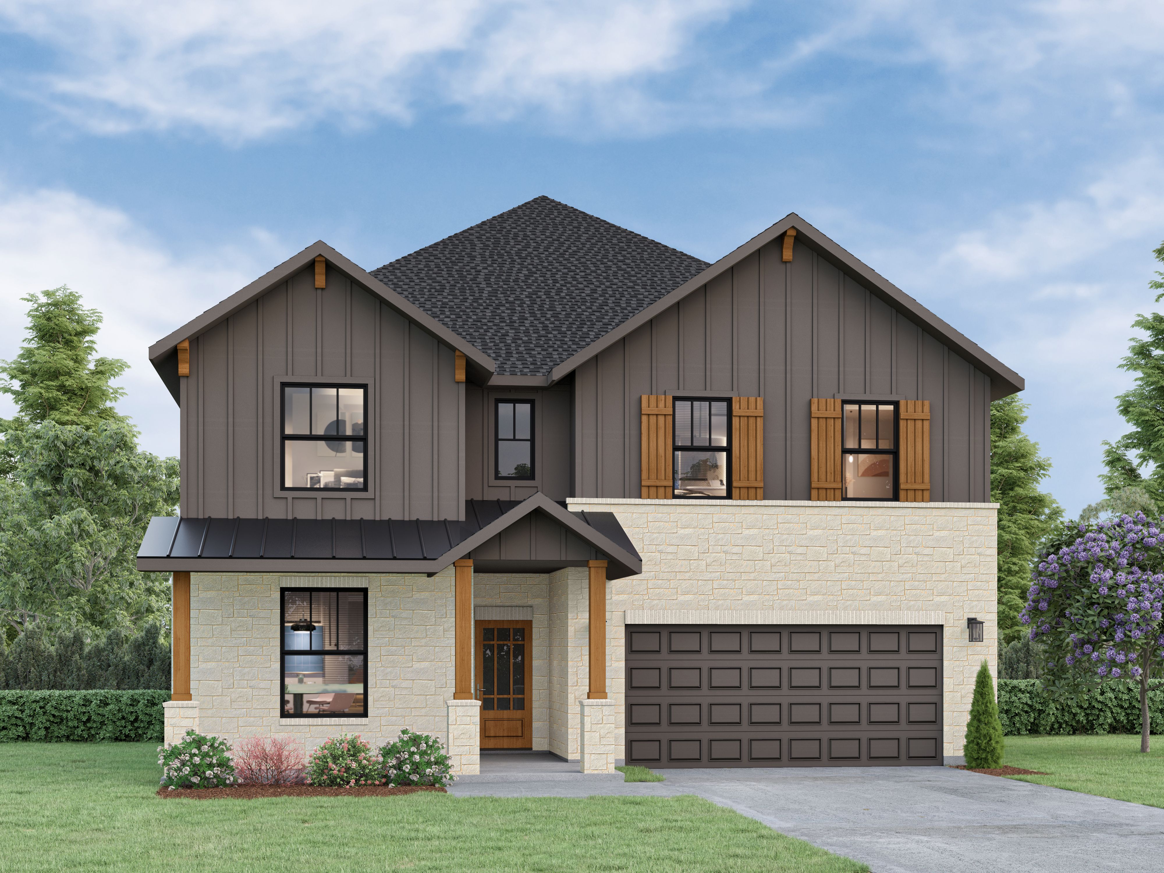 History Maker Homes_Grapevine_Elevation - P1_HR