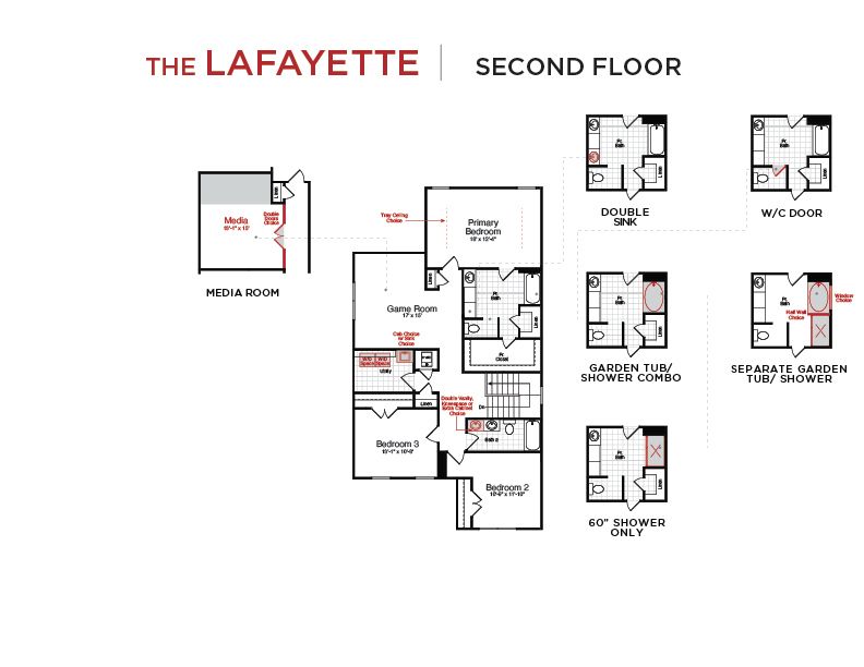 Lafayette Master Set Second Floor