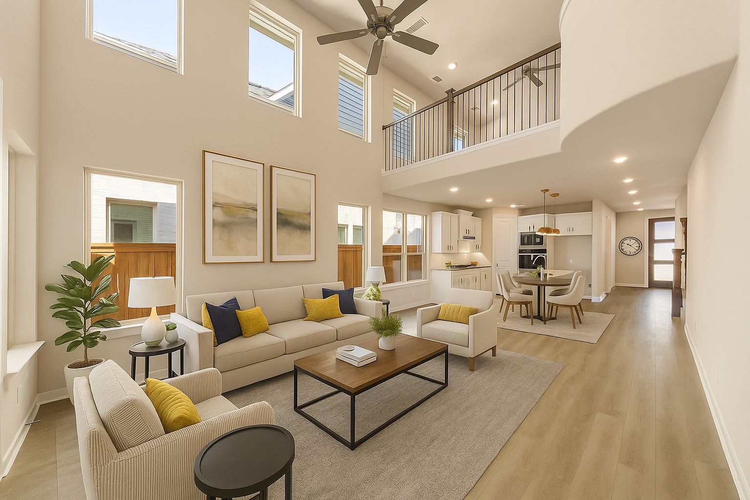 Hemingway_Living and Kitchen