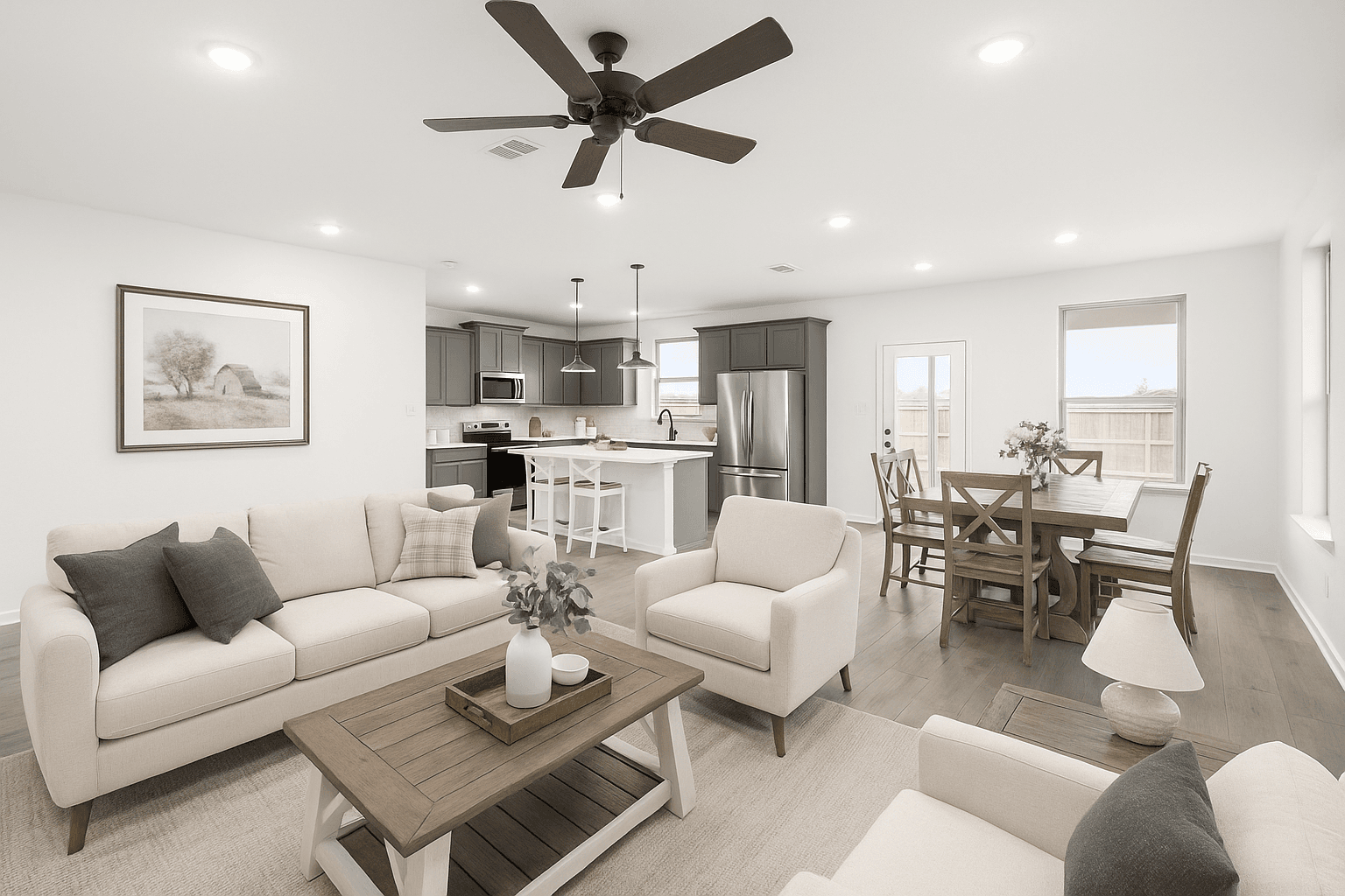 Concord II Kitchen and Living