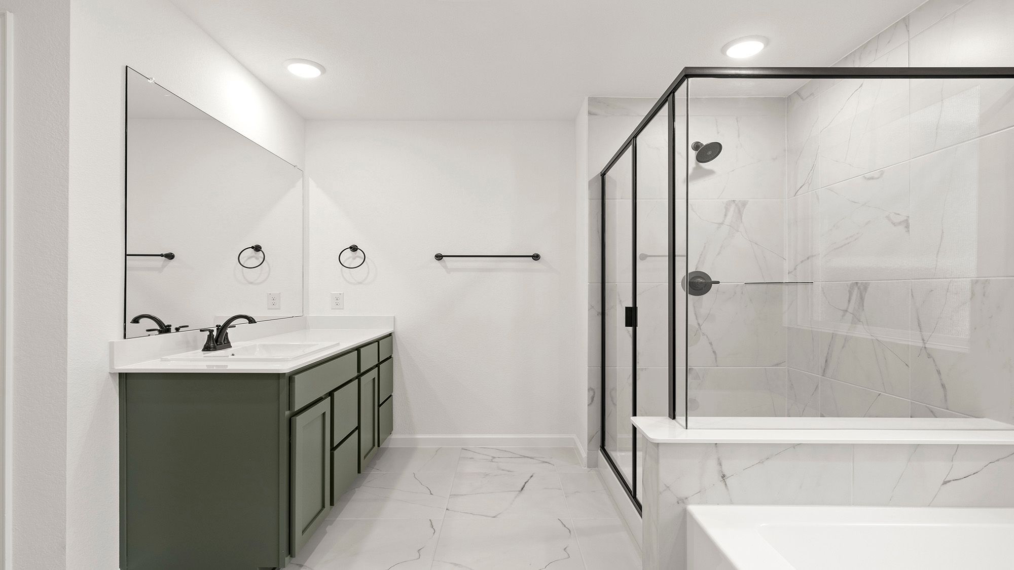 Wright Floorplan Representative Photography - Primary Bath