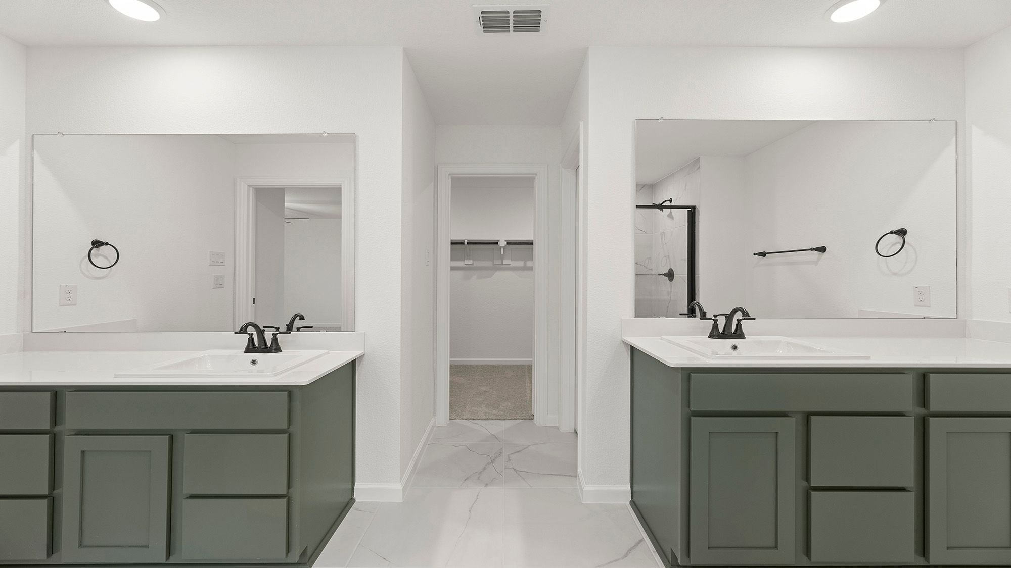 Wright Floorplan Representative Photography - Primary Bath