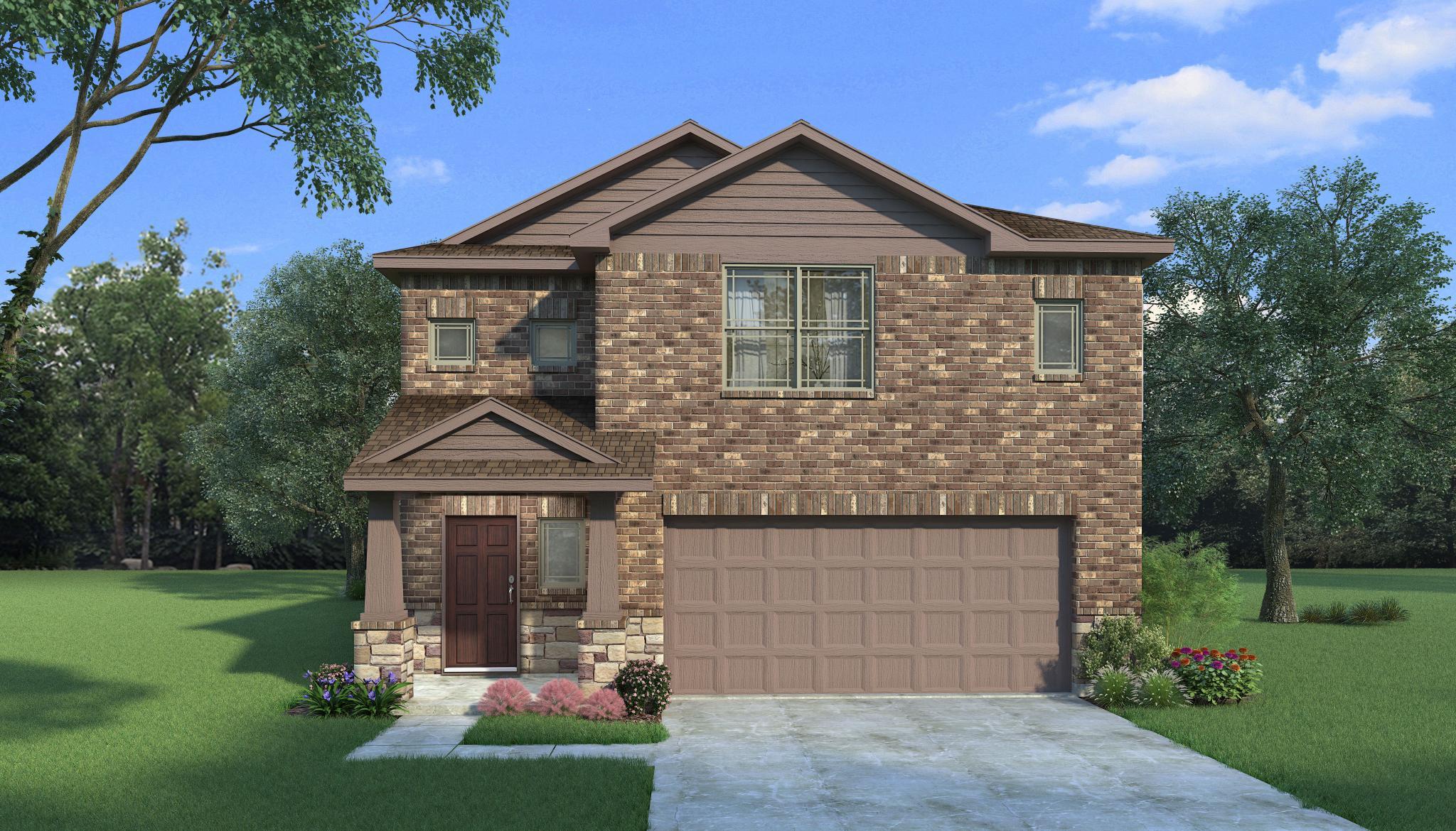 Holbrook Plan at Meadows in San Antonio, TX by HistoryMaker Homes