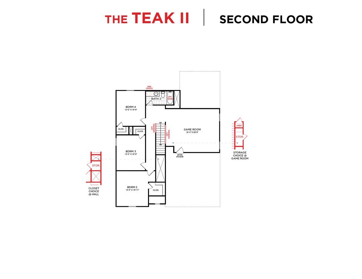 Teak II Floorplan SF