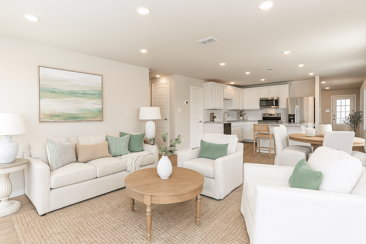 Harris Living and Kitchen