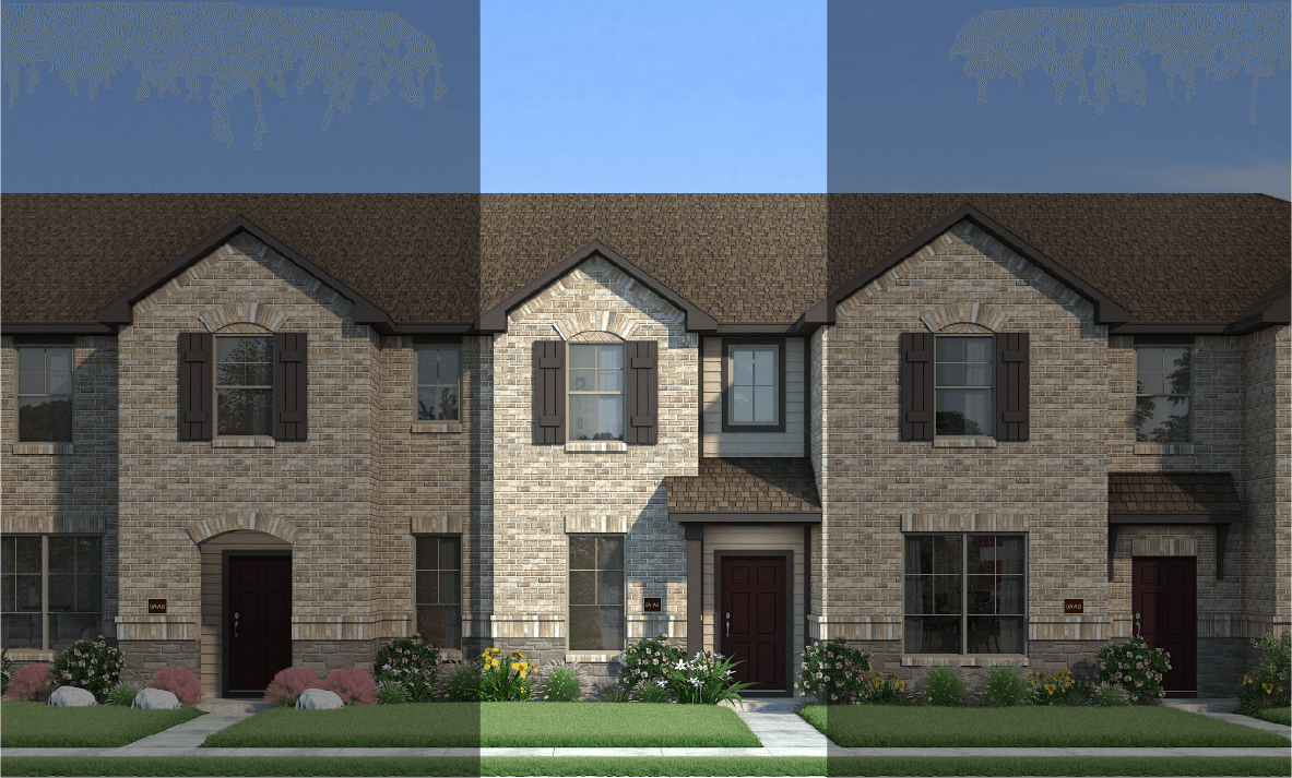 Crockett 5A3 - Mockingbird Estates Townhomes: Fort Worth, Texas - HistoryMaker Homes   