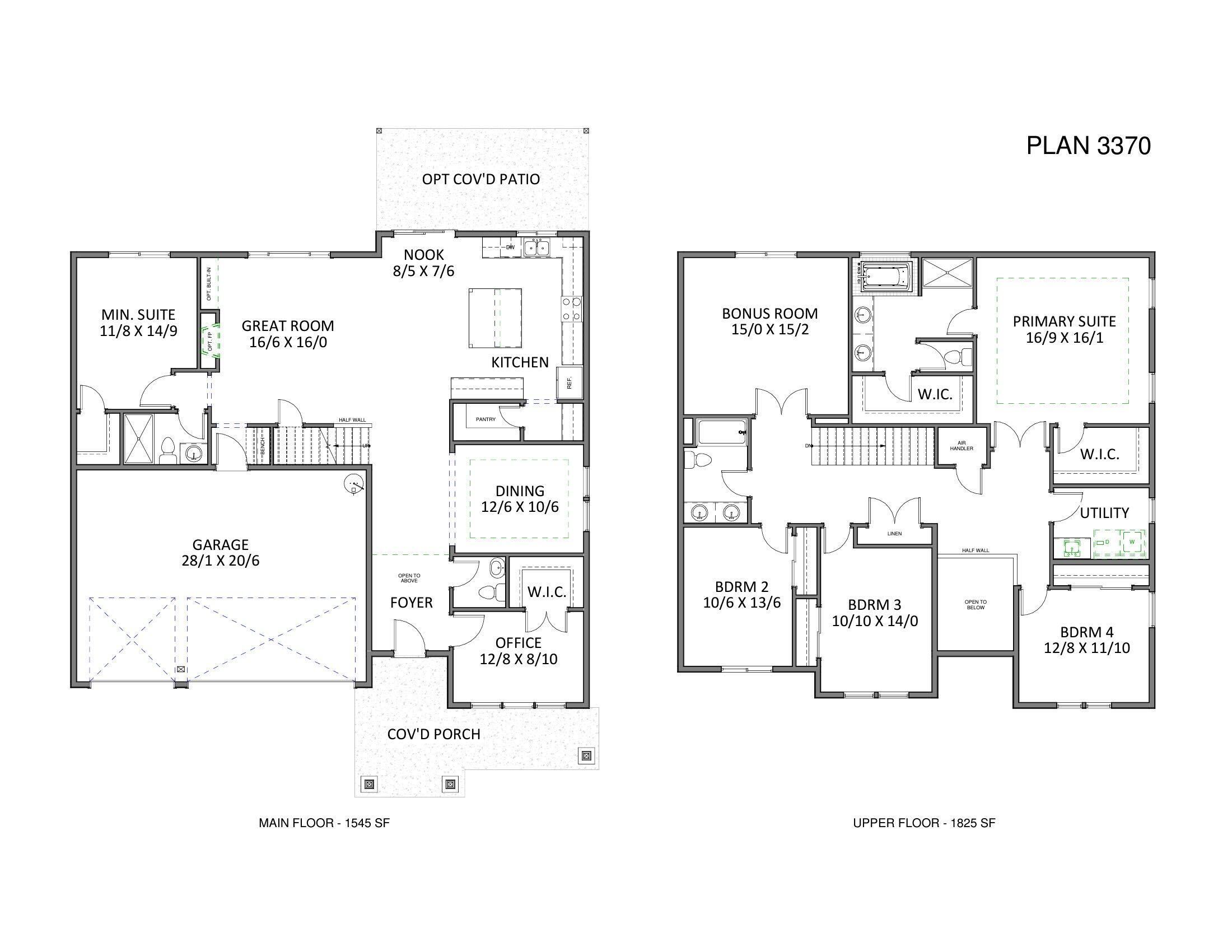 The 3370 floor plan
