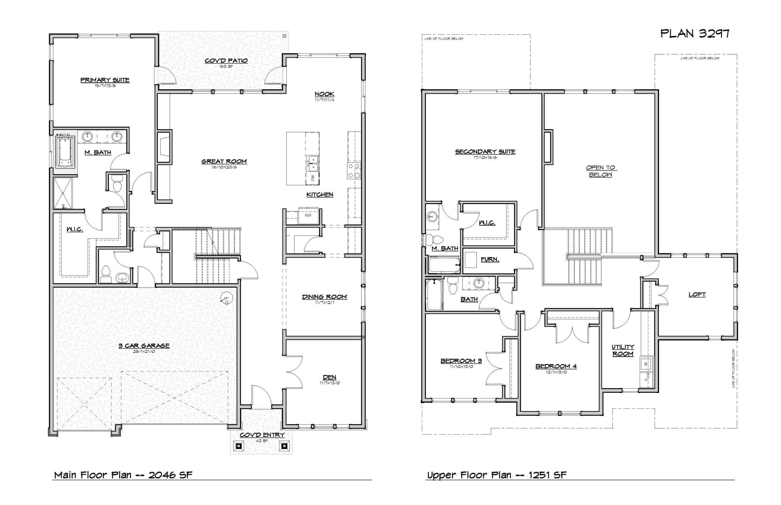 The 3297 floor plan