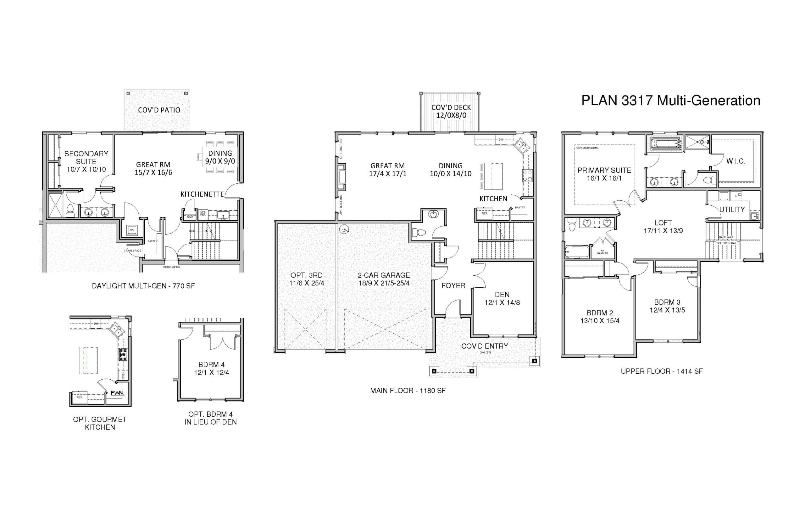 The 3317 floor plan