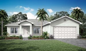 Whispering Palms Floor Plan -  Homecrete Homes, Inc 