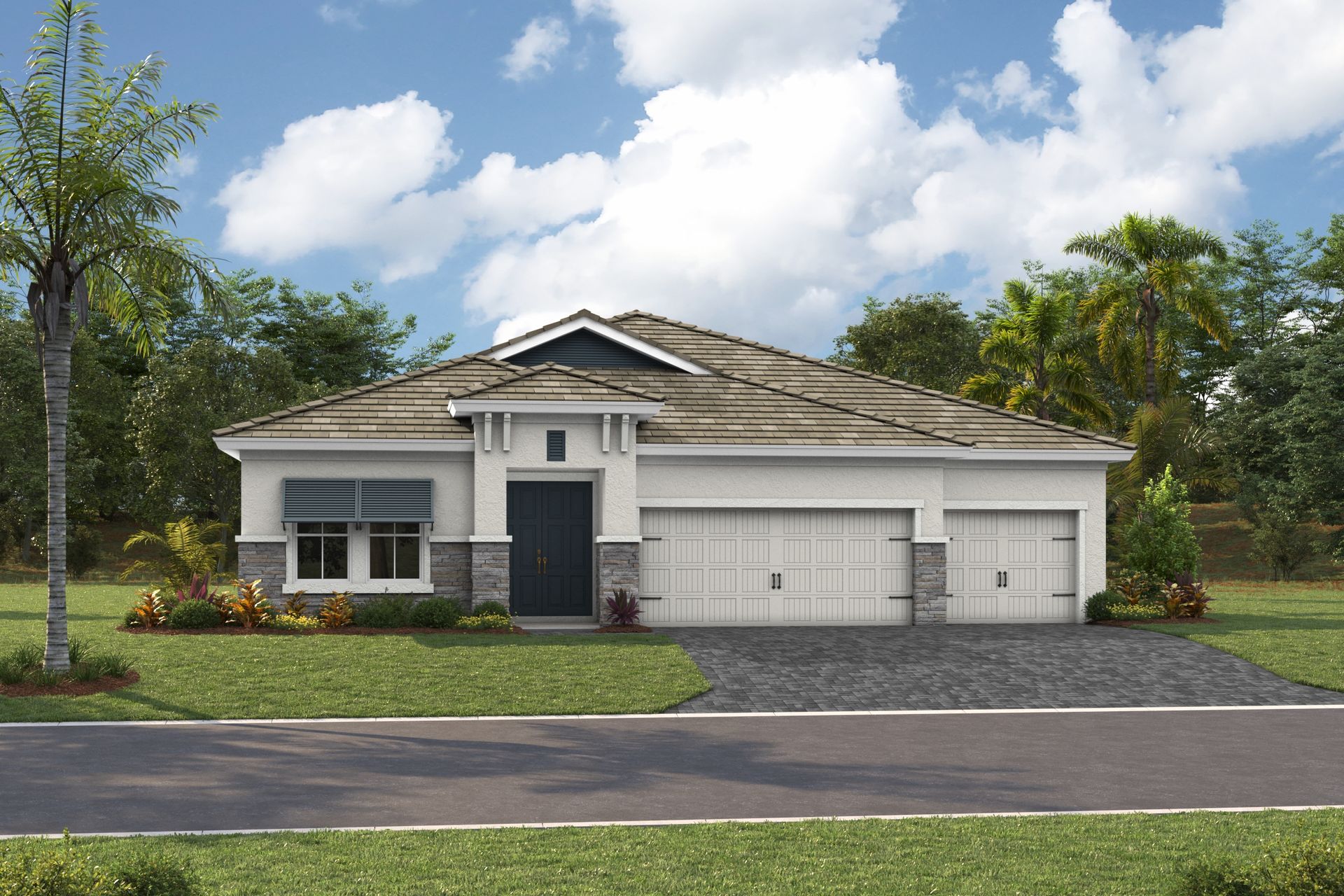 Bayport I - Coastal C - COA1 Color Scheme - Flat Tile