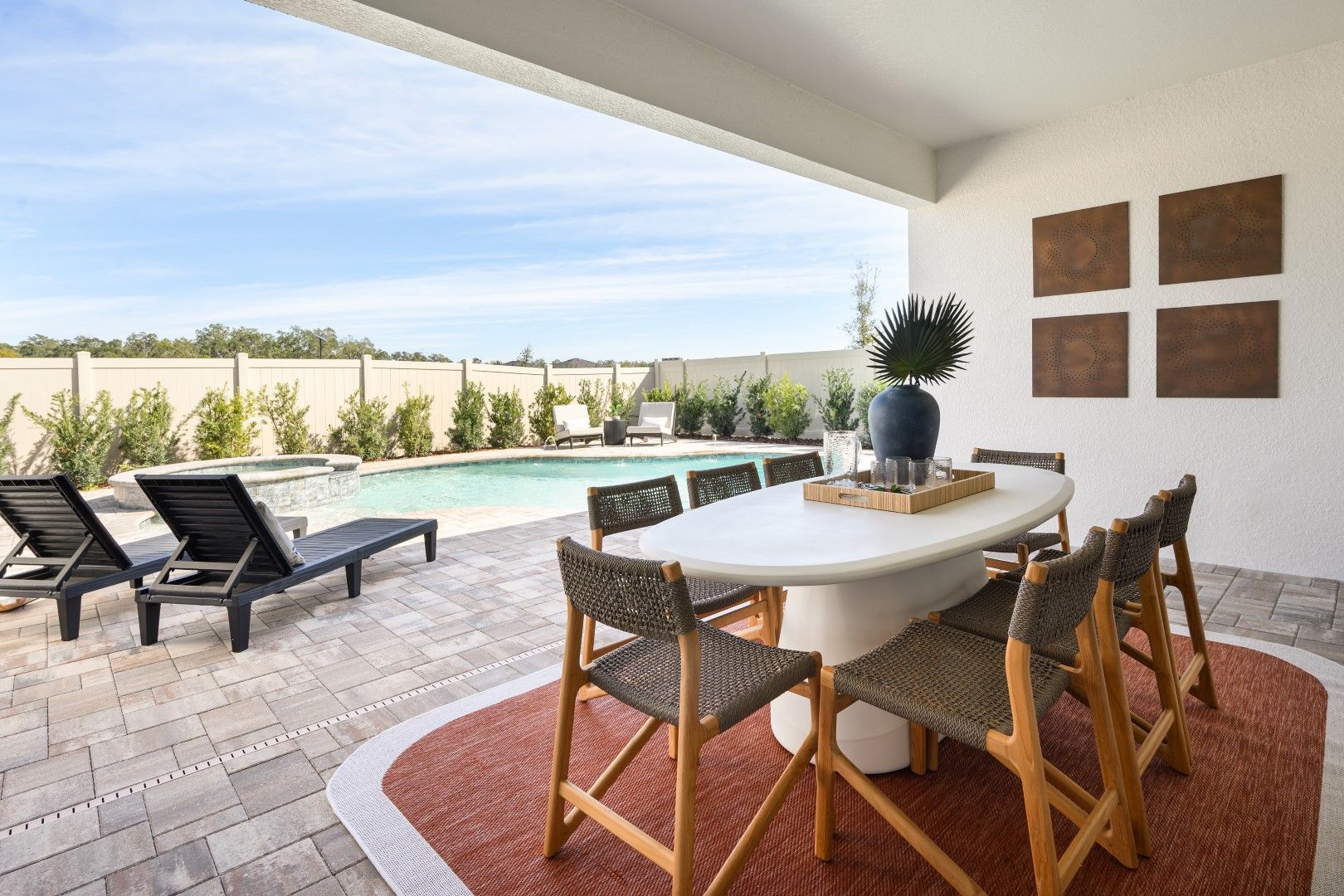 Bayside II at Pasadena Woods | Covered Lanai