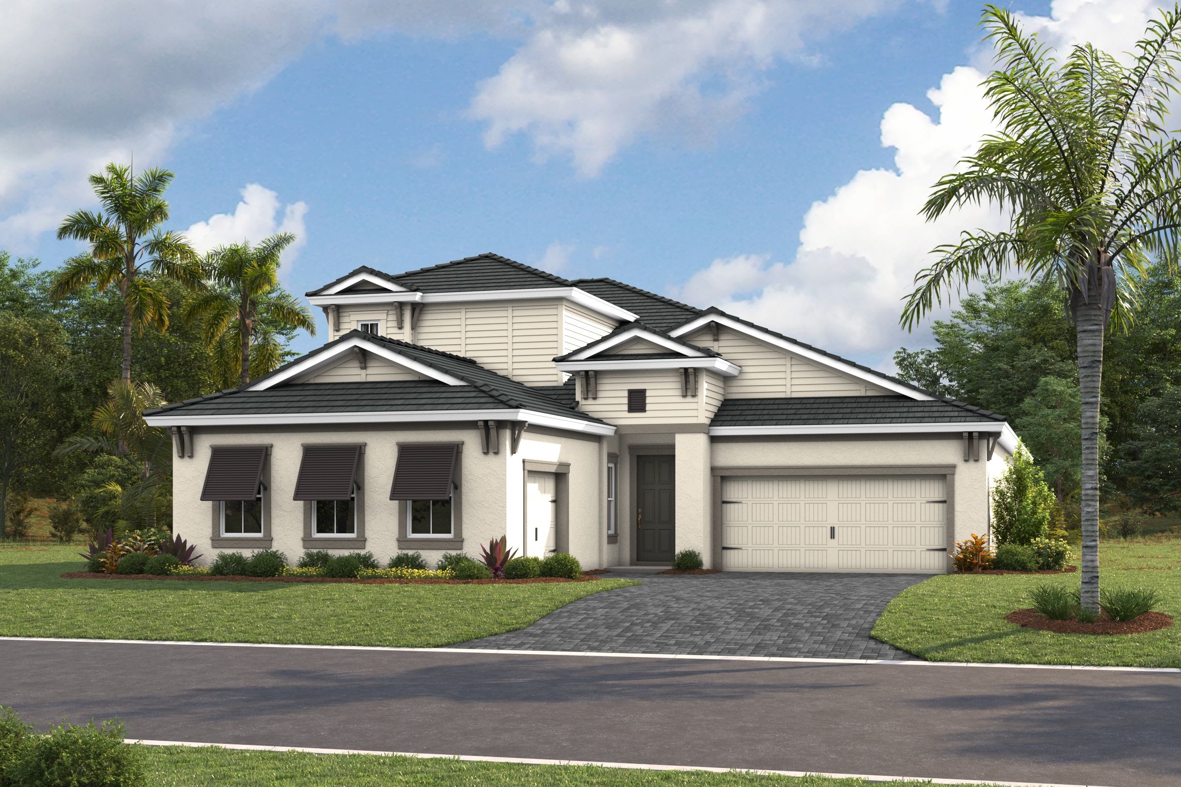 Gasparilla II - Coastal F - COA12 Color Scheme - Flat Tile