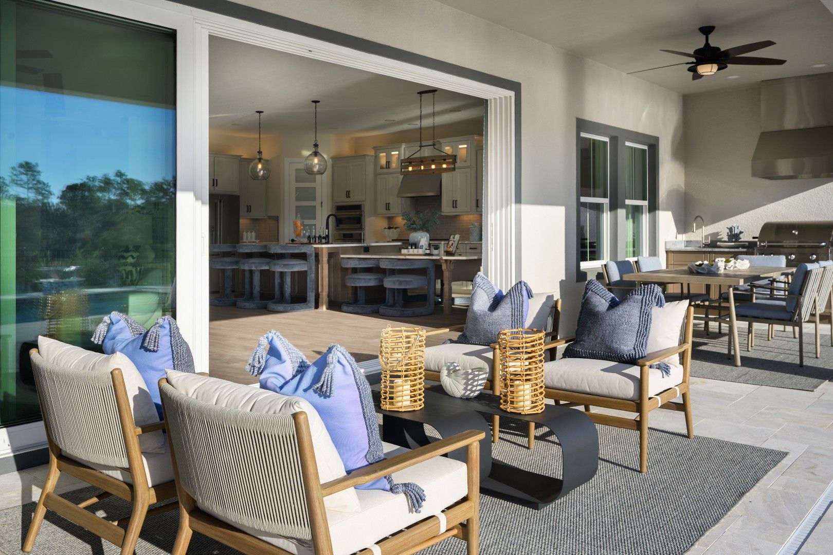 Madeira III at Pasadena Woods | Covered Lanai