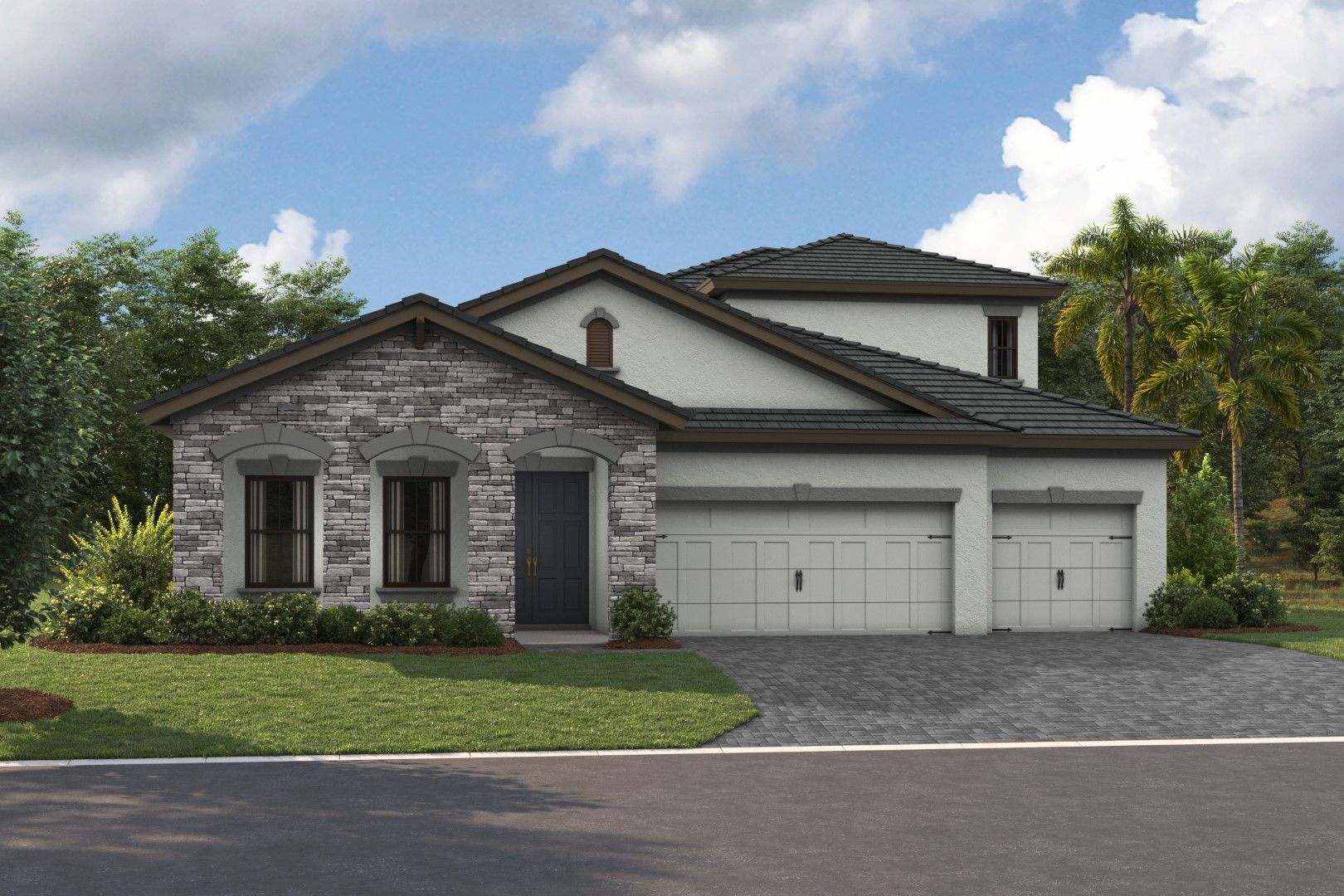 Bayport II - European Country A - EUC9 Color Scheme - Flat Tile