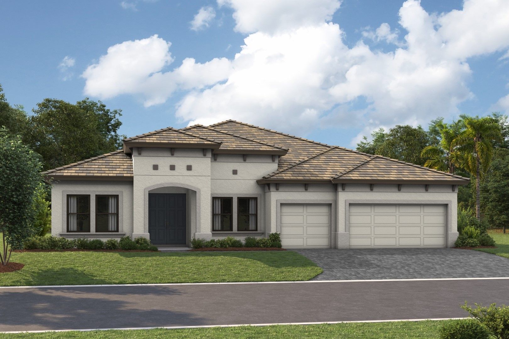 Cedar Key I - Mediterranean A - FMD14 Color Scheme - Flat Tile