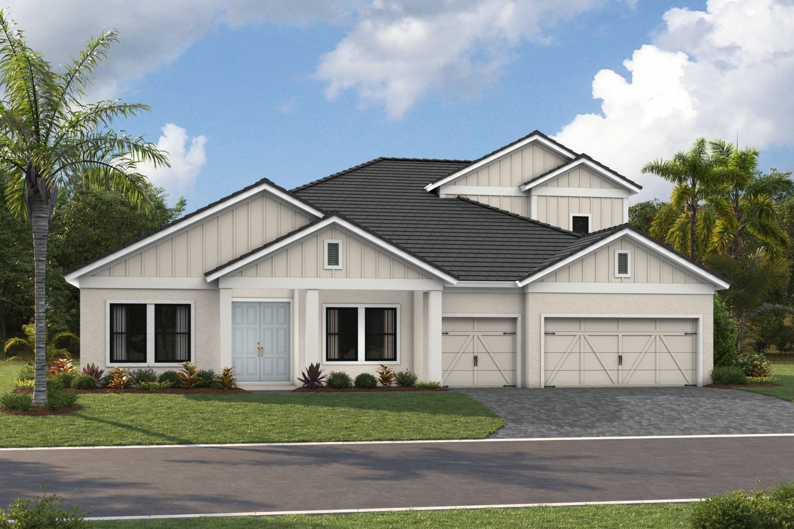 Cedar Key II - Modern Farmhouse - MFH4 Color Scheme - Flat Tile