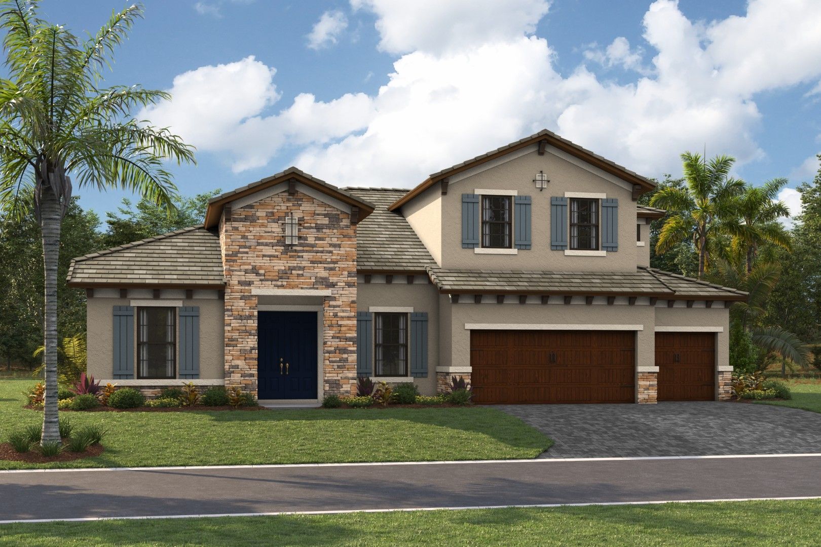 Key Largo II-Flat Tile-Tuscan-A-TUS5 Color Scheme