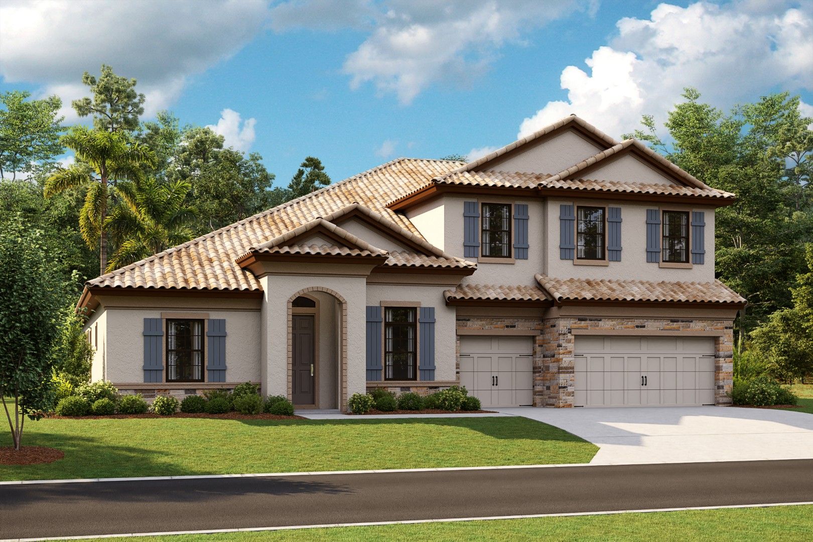 Key West II-Barrel Tile-European Country A-EUC2 Color Scheme