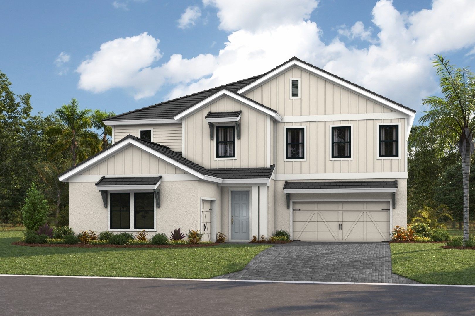 Madeira III - Modern Farmhouse - MFH4 Color Scheme - Flat Tile