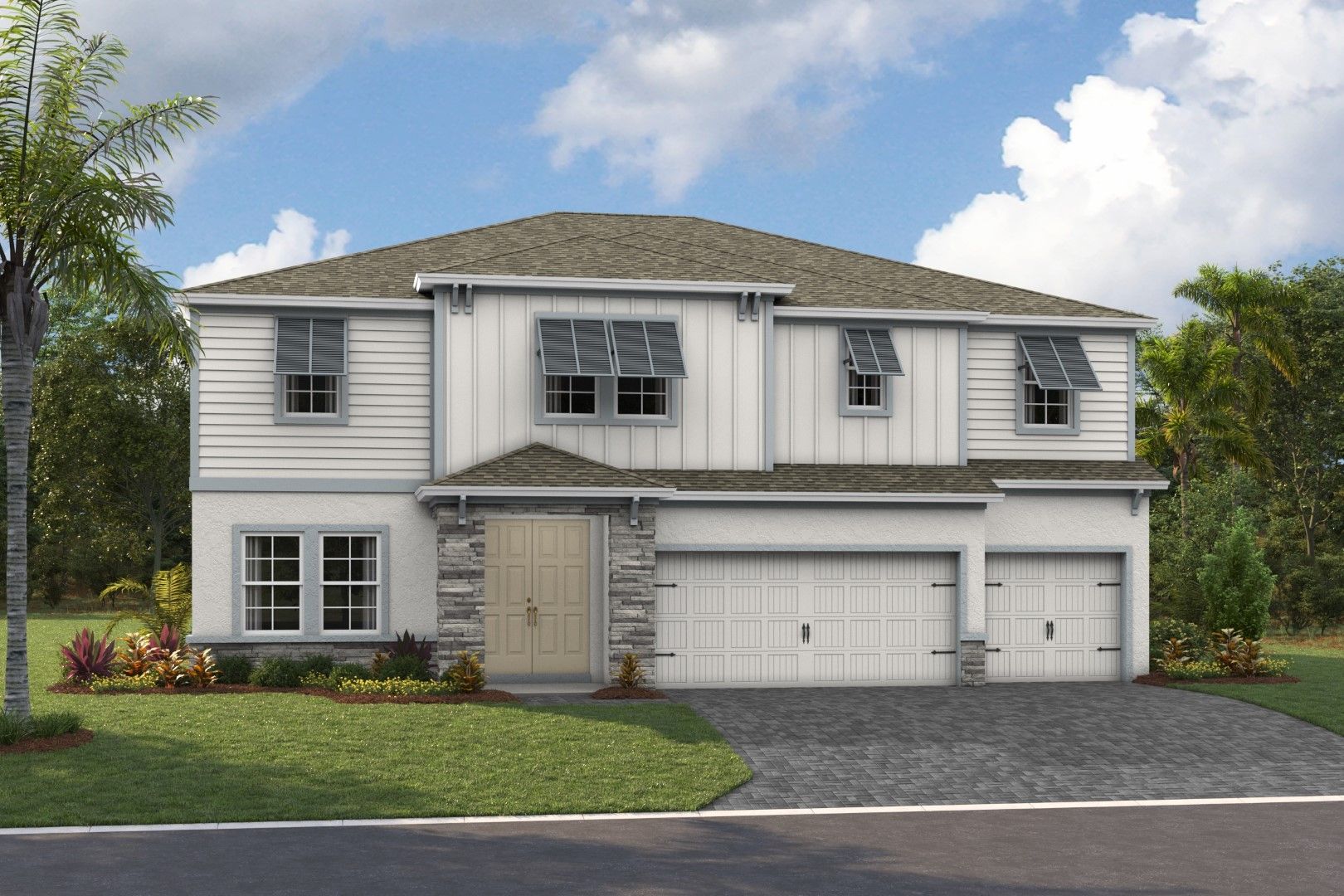 Virginia Park - Coastal C - COA3 Color Scheme - Shingle