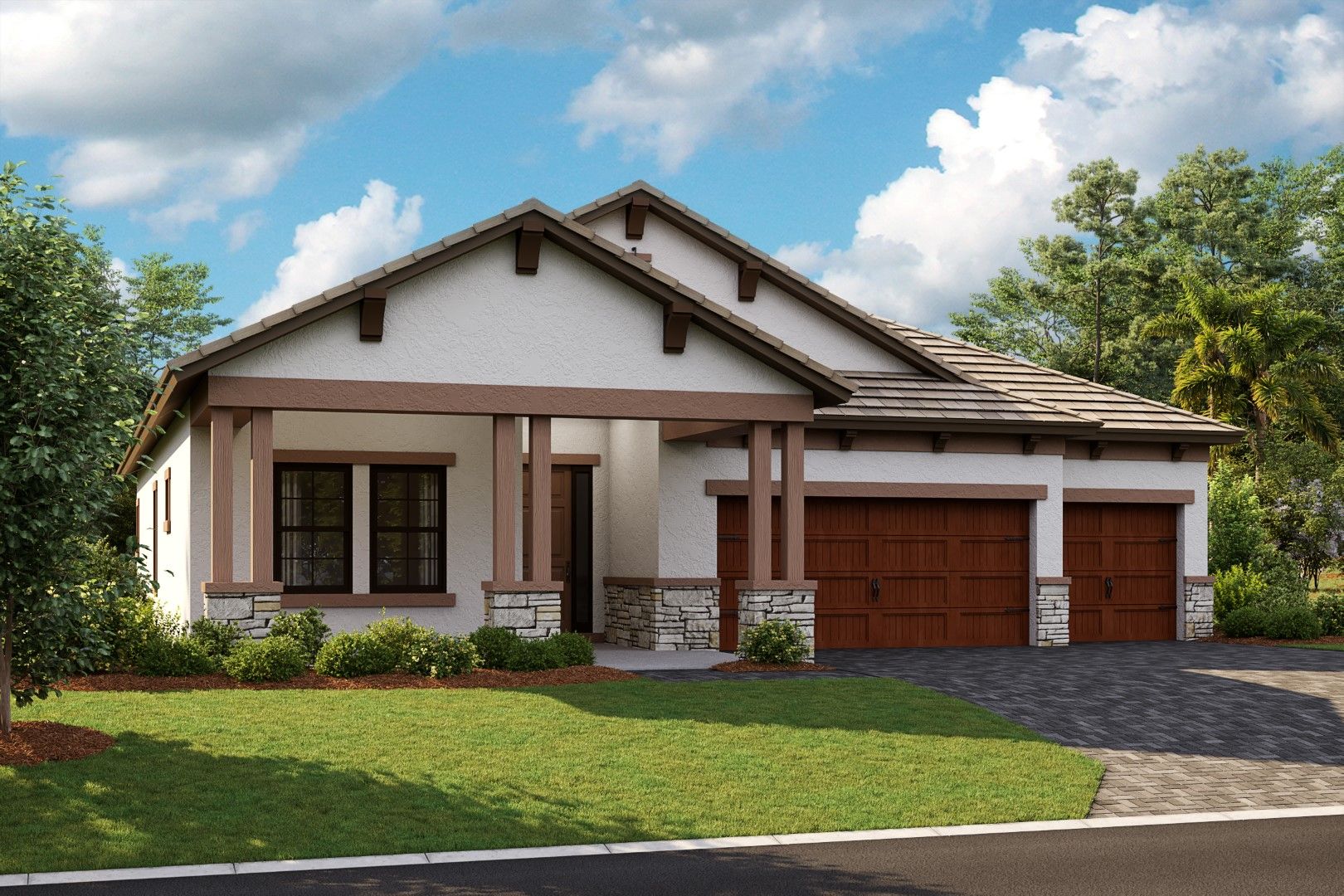 Biscayne I - Tuscan B - TUS1 Color Scheme - Flat Tile