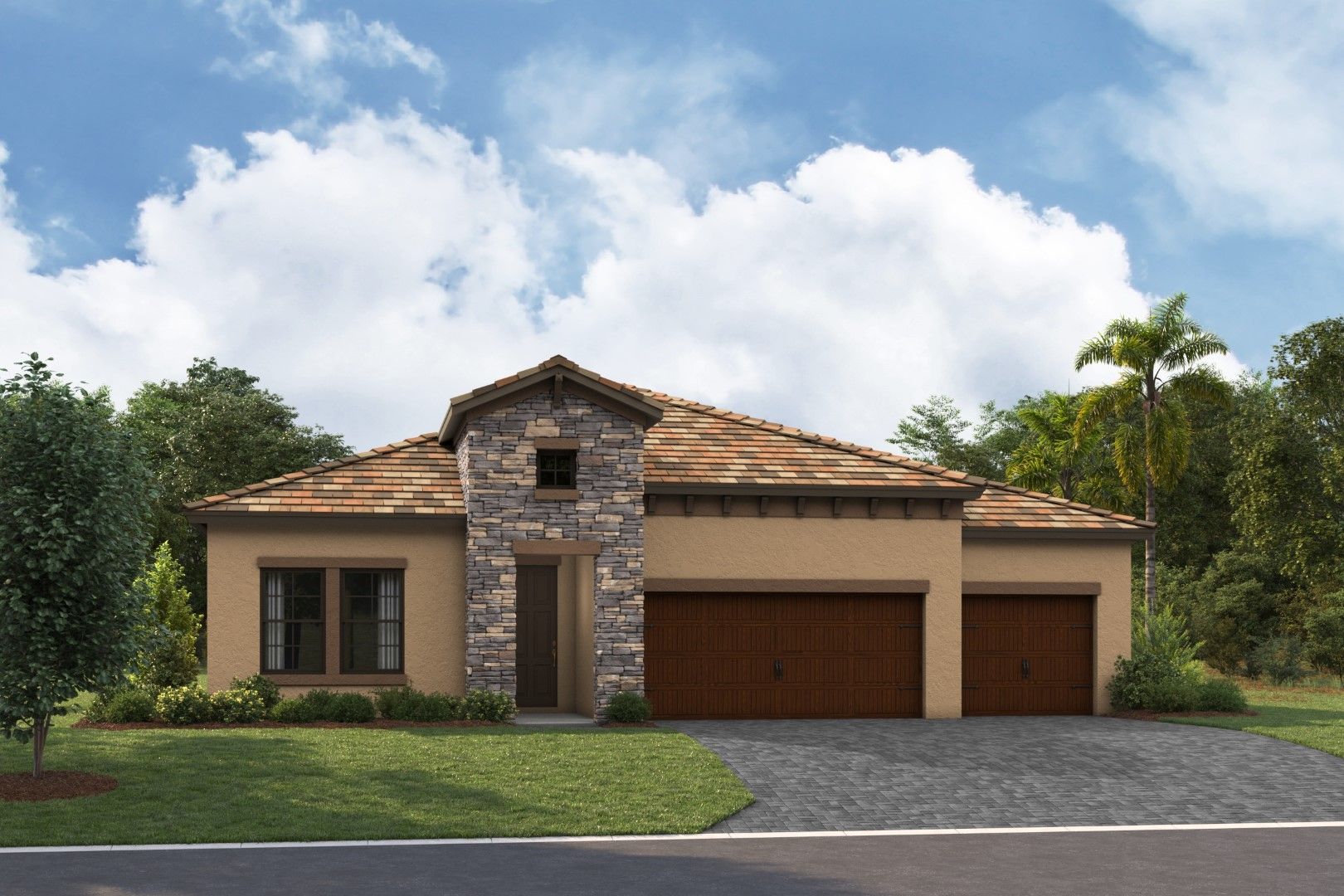 Longboat I-Flat Tile-Tuscan A - TUS2 Color Scheme