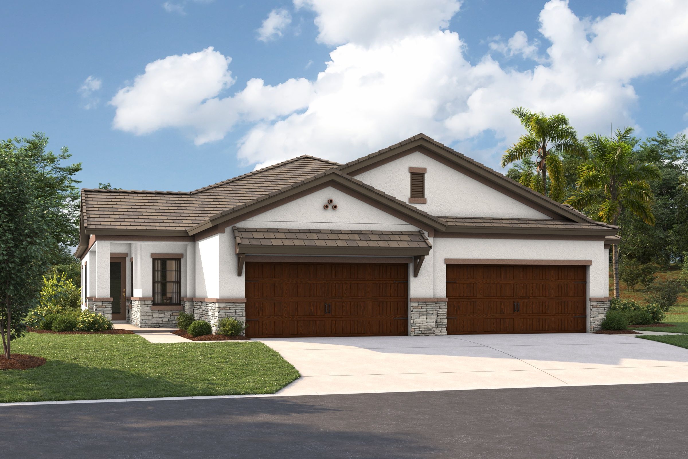 Bridgeport III (Left) - Tuscan - TUS1 Color Scheme - Flat Tile