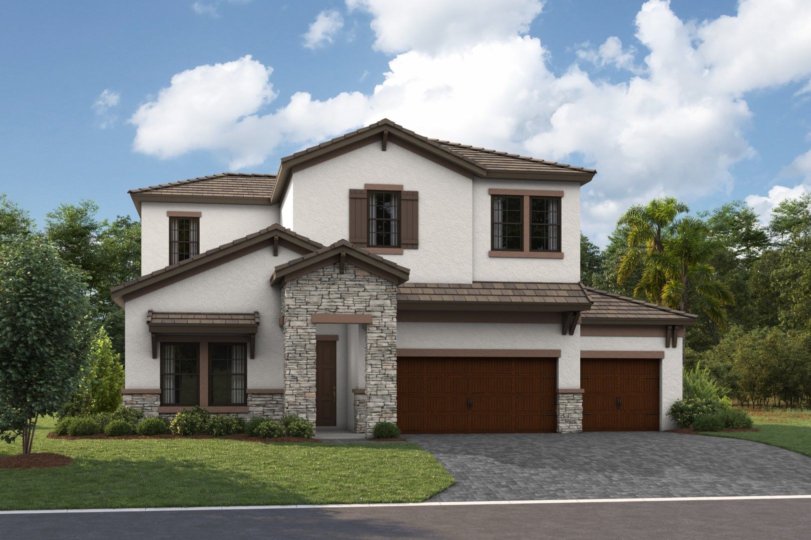 Longboat II-Flat tile-Tuscan A - TUS1 Color Scheme