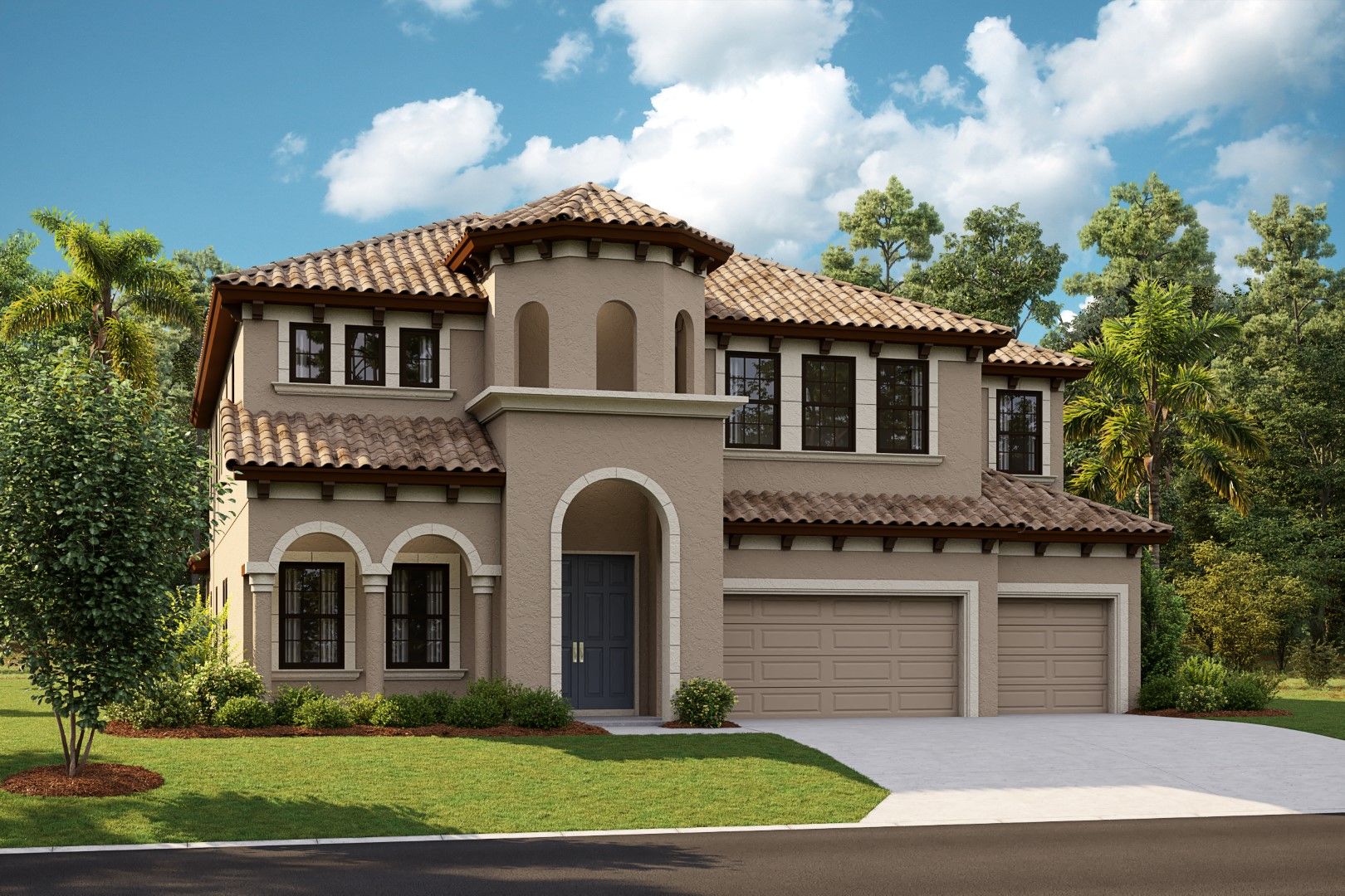 Granada II - Mediterranean A - FMD8 Color Scheme - Barrel Tile