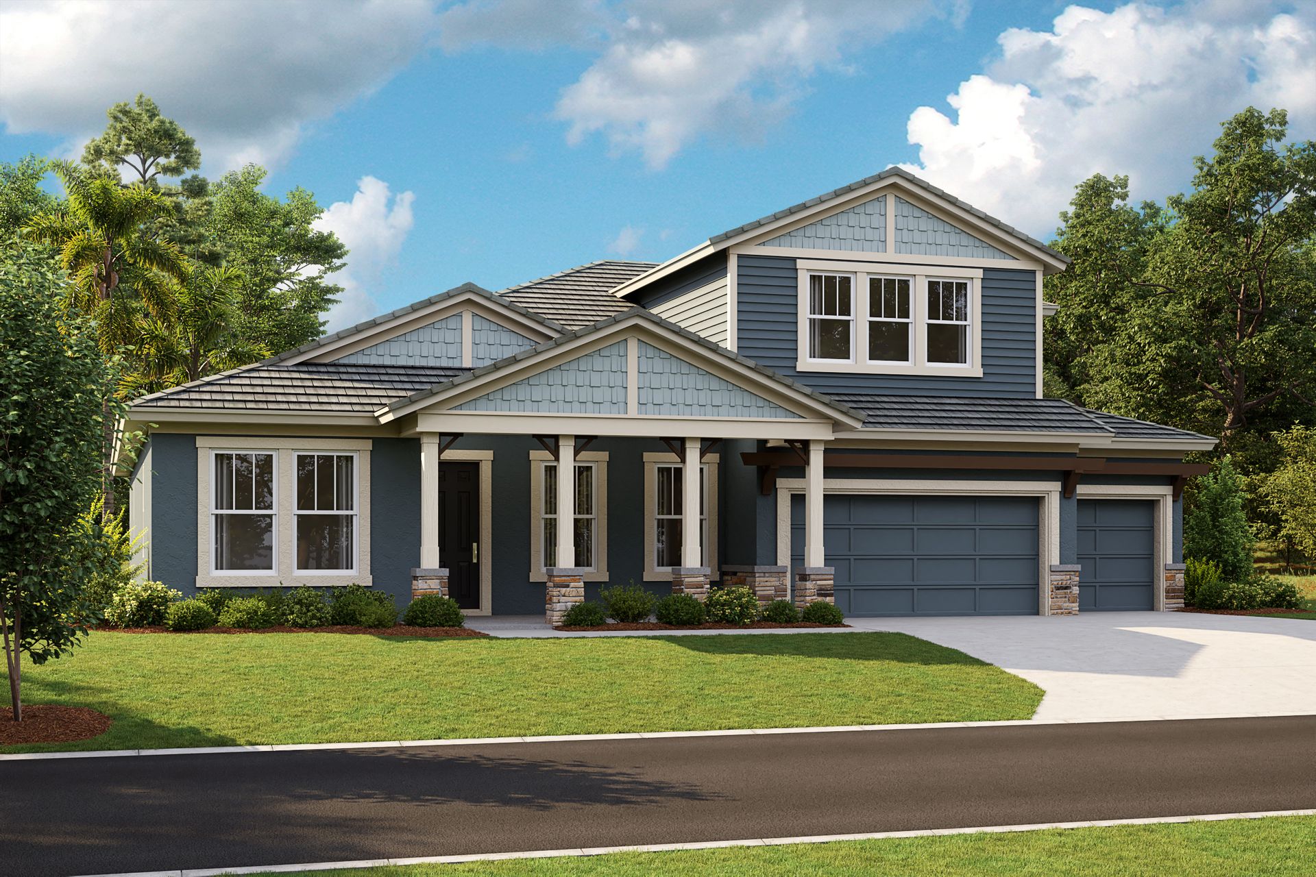 Key Largo II-Craftsman-B-CRT4-Color Scheme - Barrell Tile