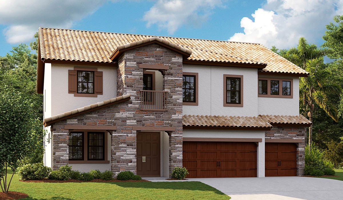 Verona - Tuscan A - TUS1 Color Scheme - Barrel Tile
