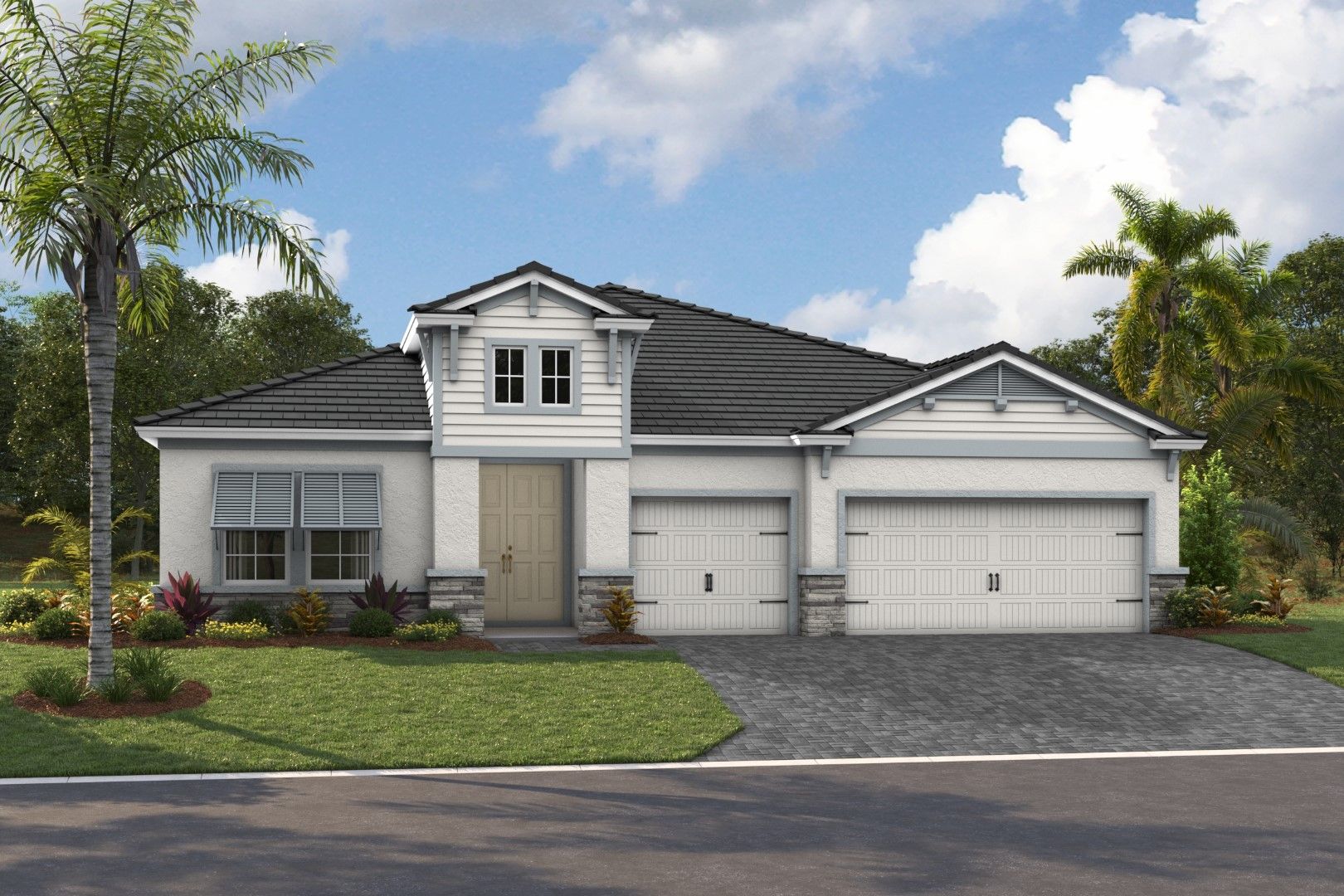 Bayshore I - Coastal C - COA3 Color Scheme - Flat Tile
