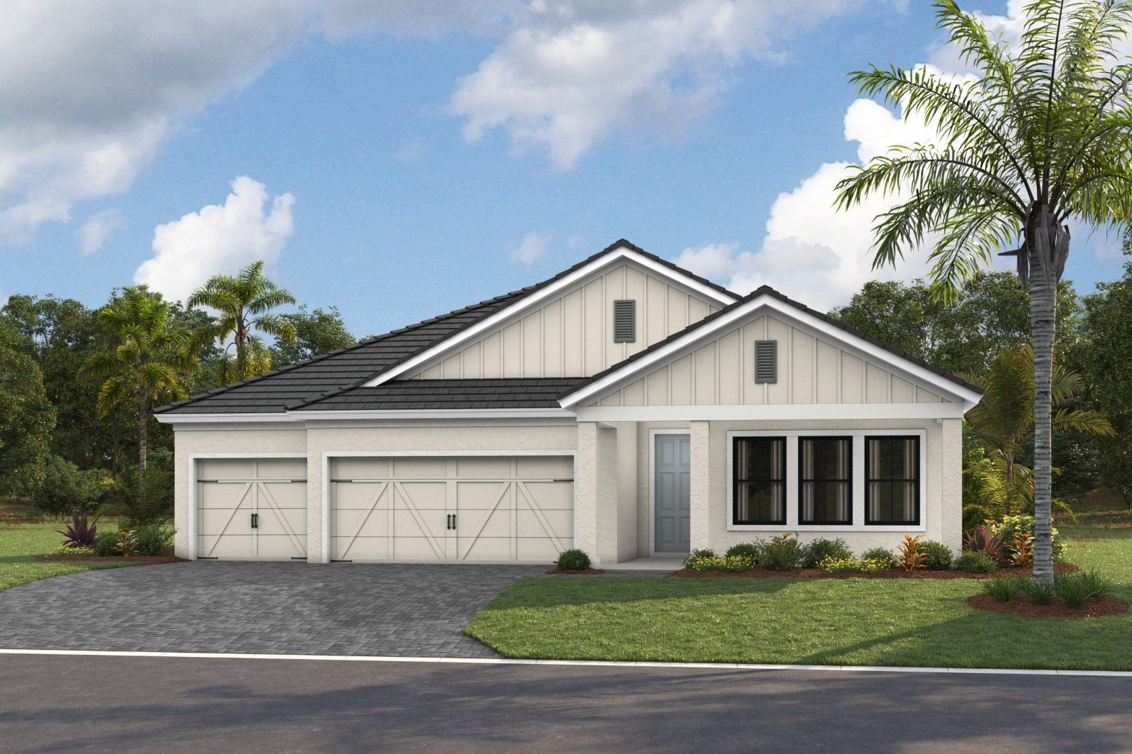Hyde Park III - Modern Farmhouse - MFH4 Color Scheme - Flat Tile