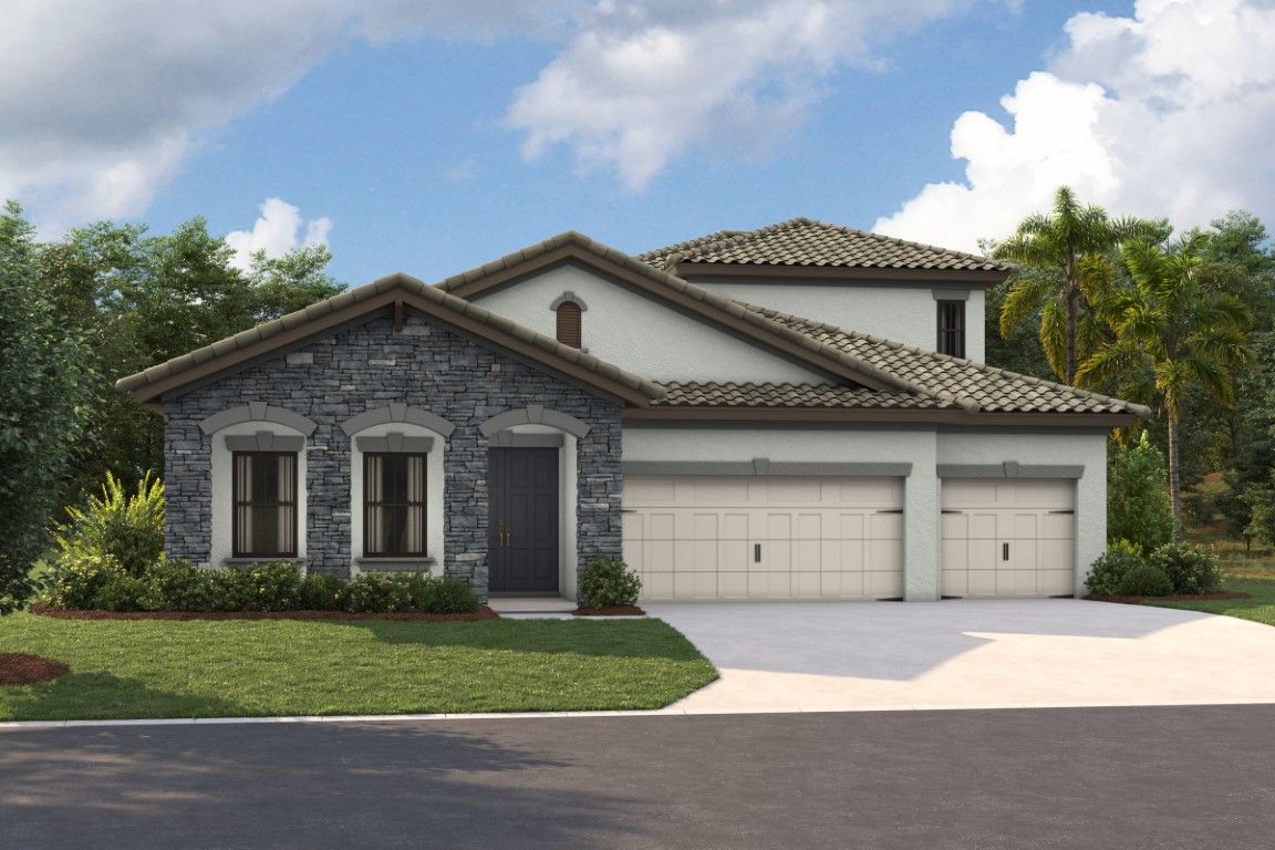 Bayport II - European Country A - EUC9 Color Scheme - Barrel Tile