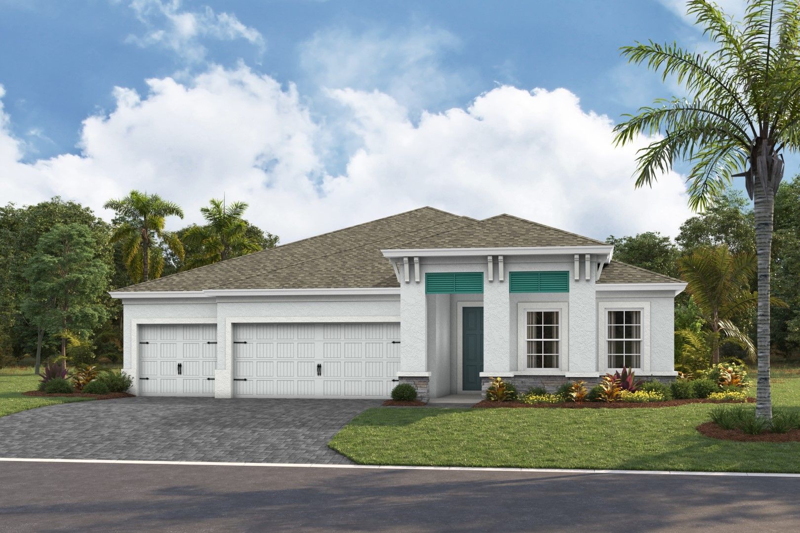 Hyde Park III - Coastal B - COA8 Color Scheme - Shingle