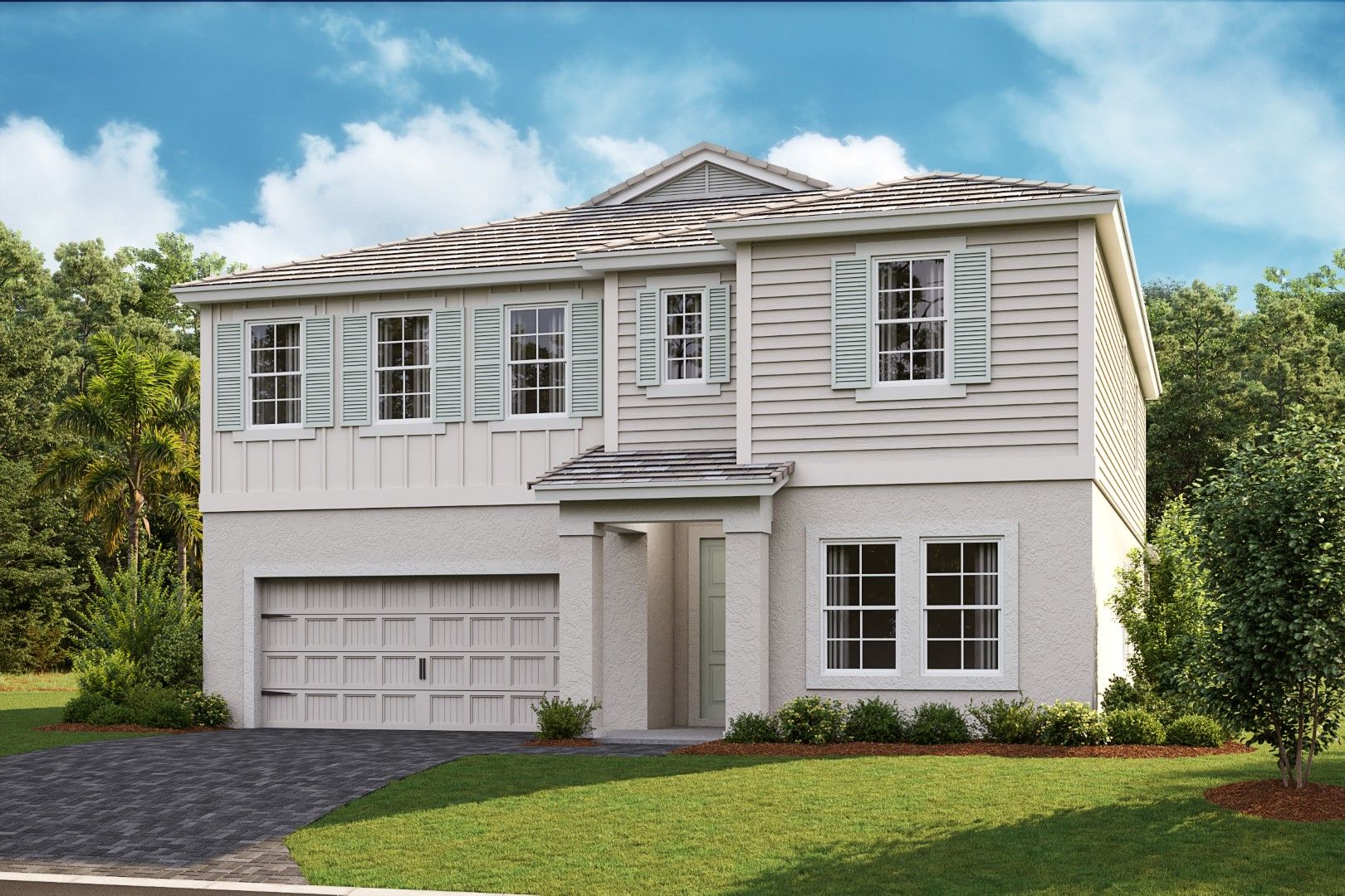 Pelican-Flat Tile-Coastal-E-COA6 Color Scheme