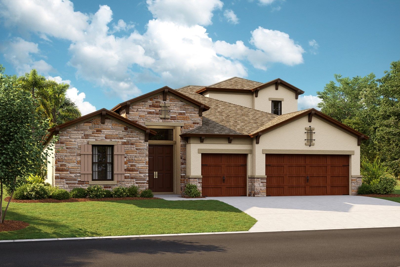 Bayshore II - Tuscan A - TUS3 Color Scheme - Shingle