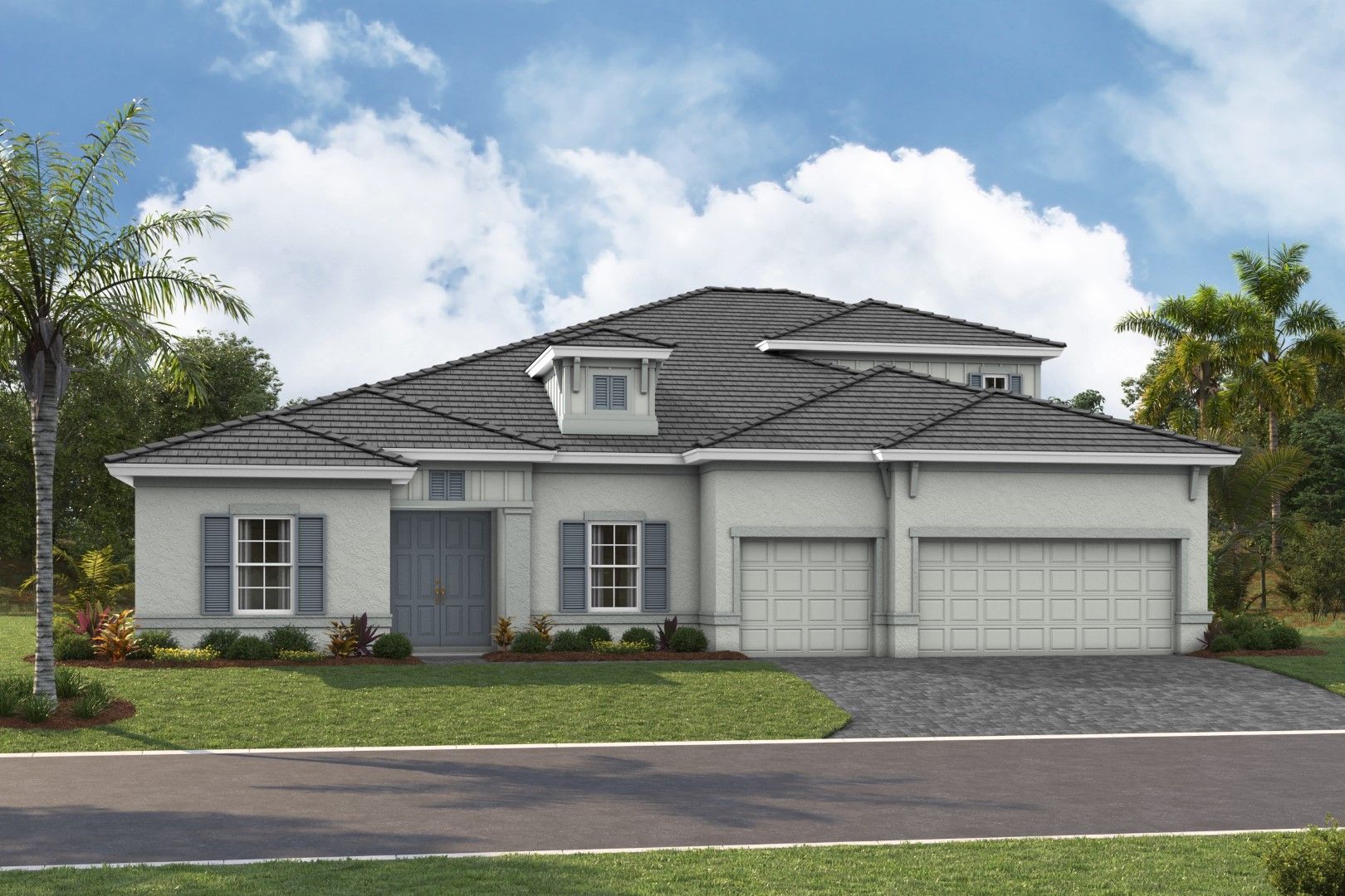 Cedar Key-Grande II - Coastal D - COA4 Color Scheme - Flat Tile