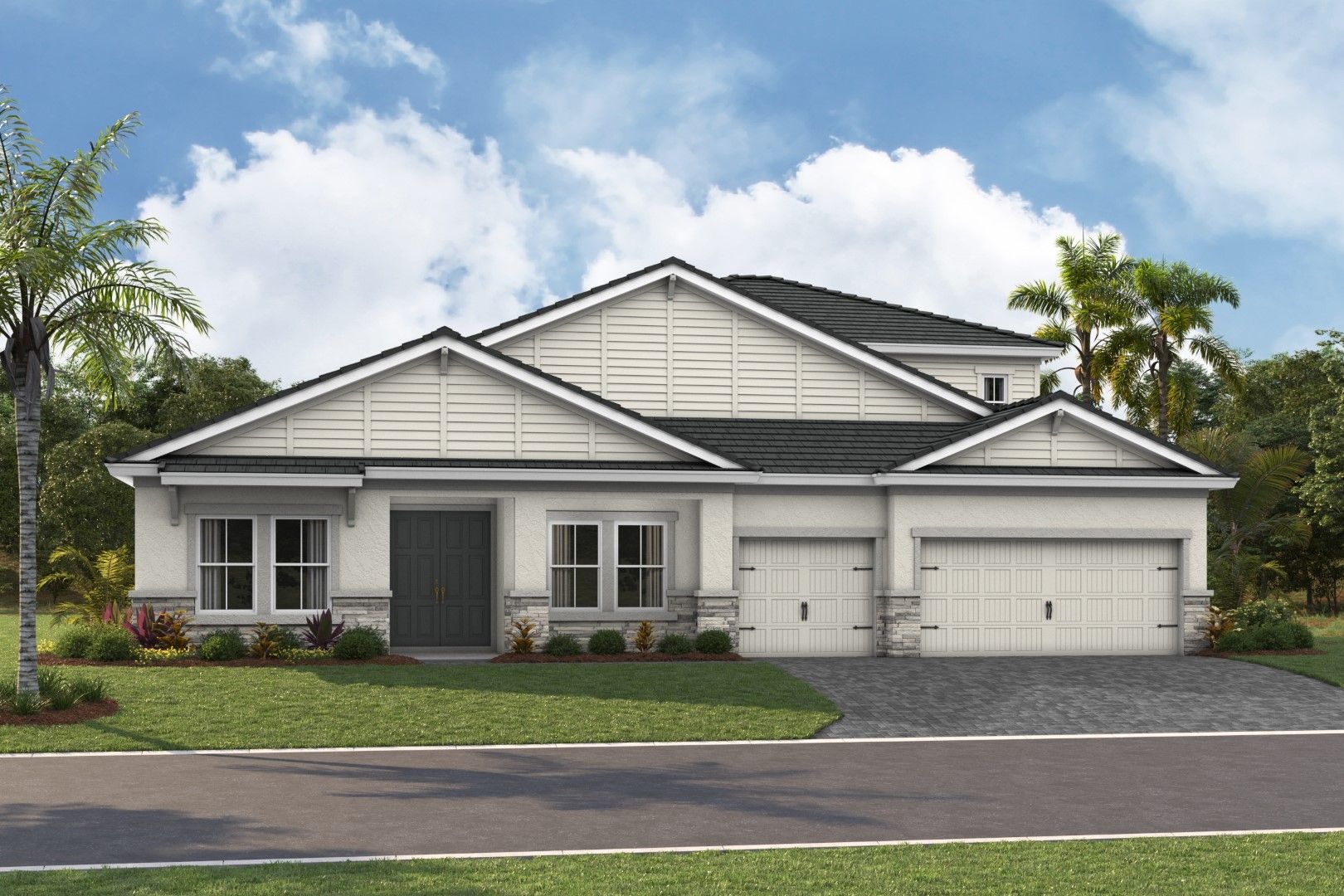 Cedar Key Grande II - Coastal E - COA3 Color Scheme - Flat Tile