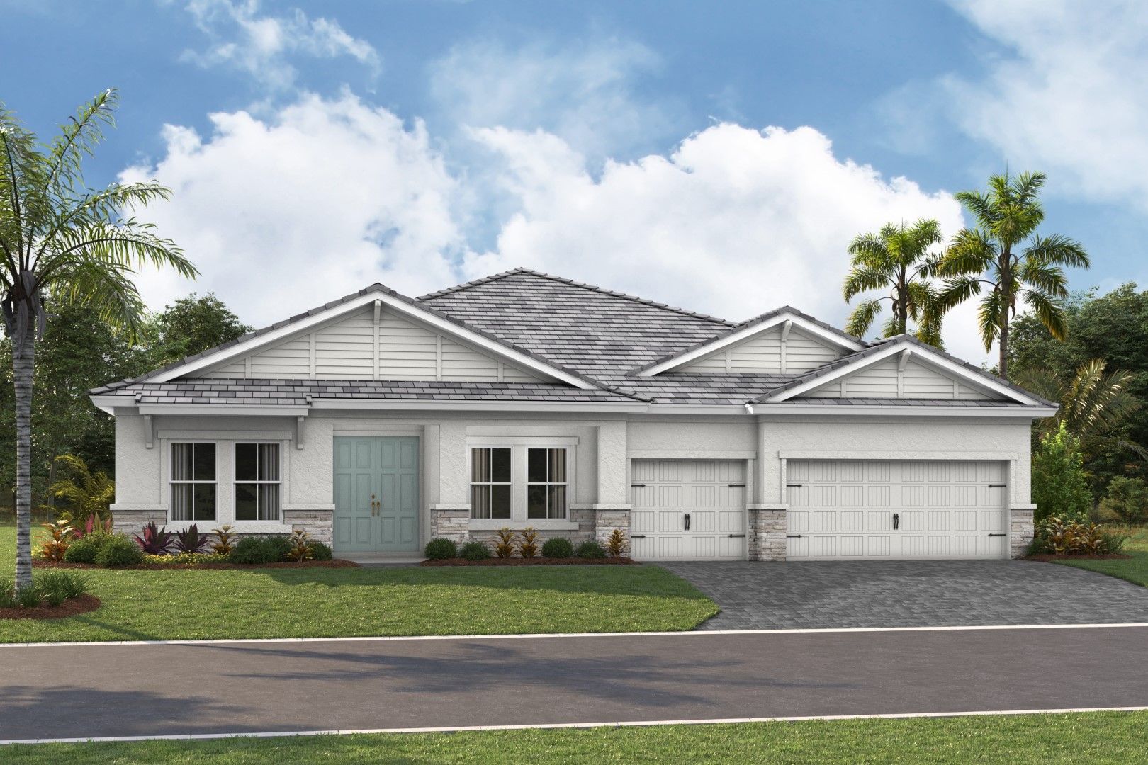 Cedar Key Grande I - Coastal B - COA2 Color Scheme - Flat Tile